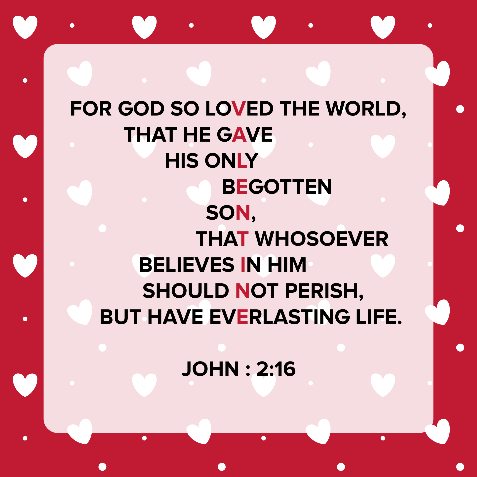 John 3 16 Valentine Heart 10 Free PDF Printables Printablee