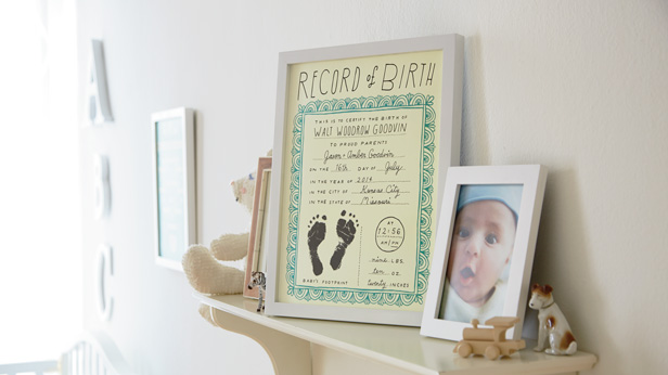 Printable Nursery Decor Birth
