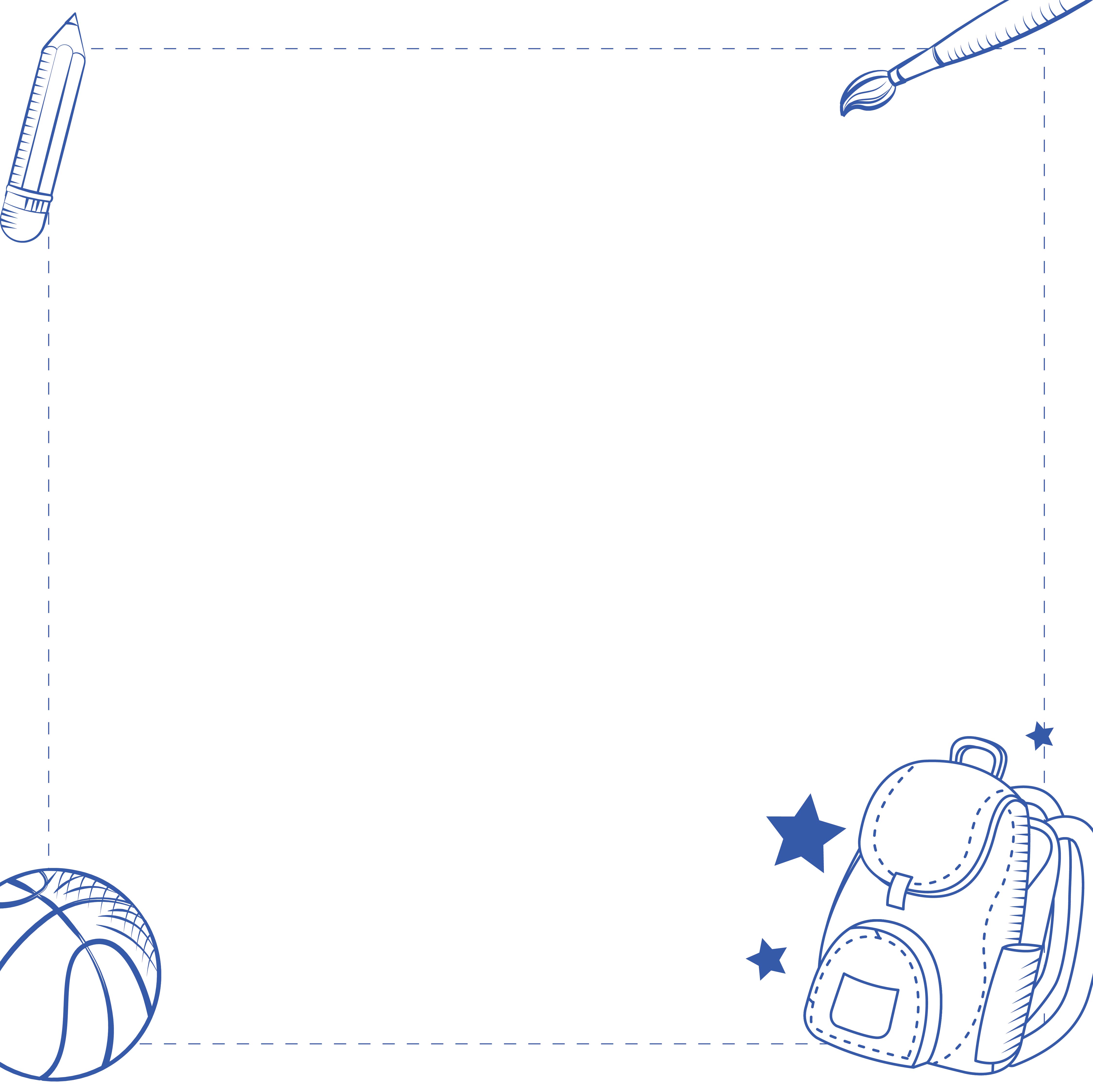 Printable School Stationery Unlined