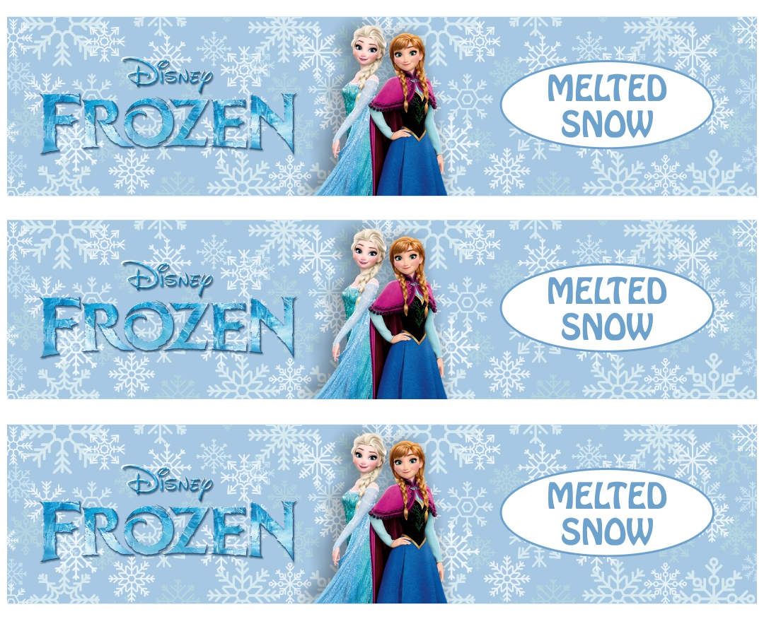  Frozen Water Bottle Labels Free Printable Printable Word Searches