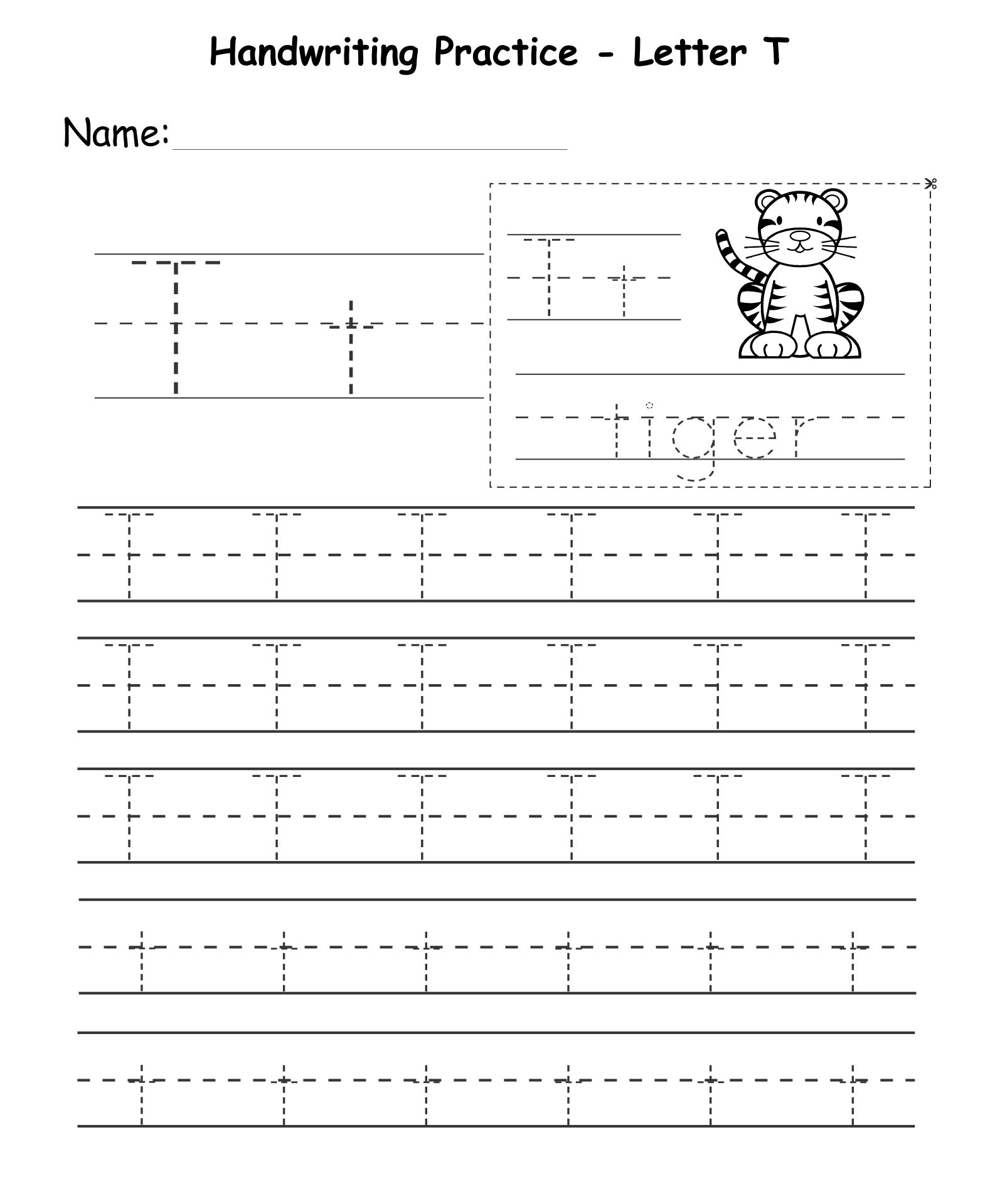 5 Best Images of Letter T Printables - Printable Letter T Preschool ...