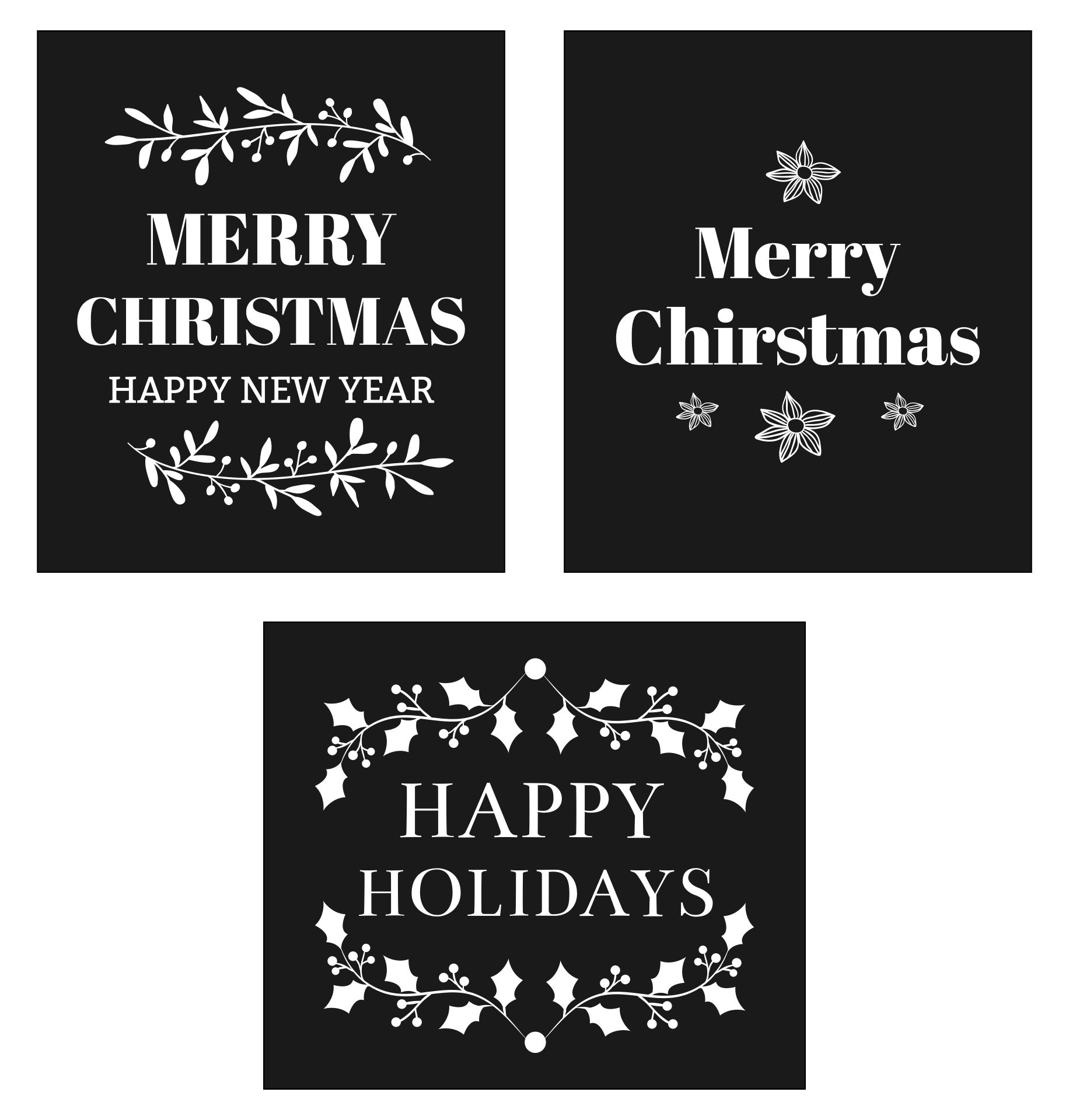 6 Best Free Printable Christmas Chalkboard Signs PDF For Free At Printablee