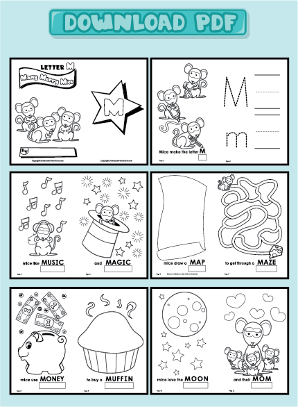 Preschool Letter Books Printable