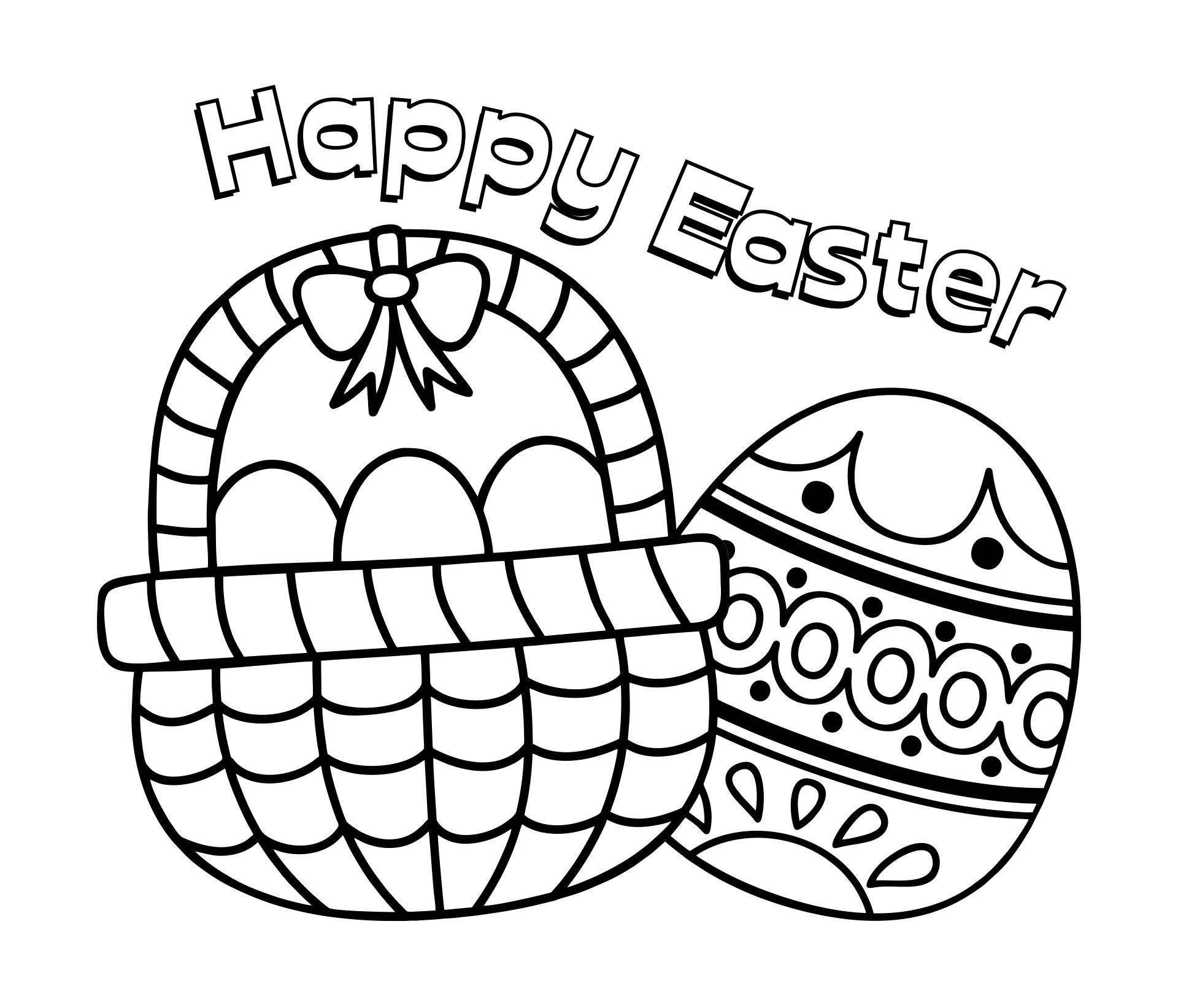 Printable Christian Easter Basket