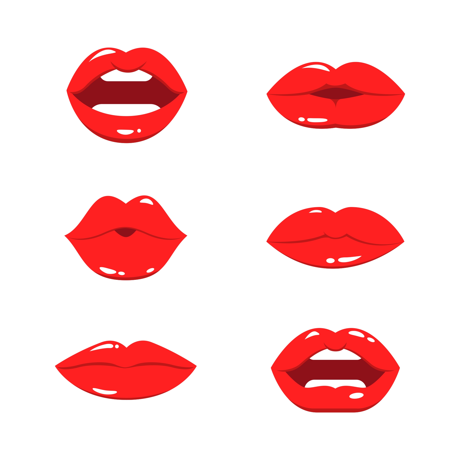 lip cut outs printable