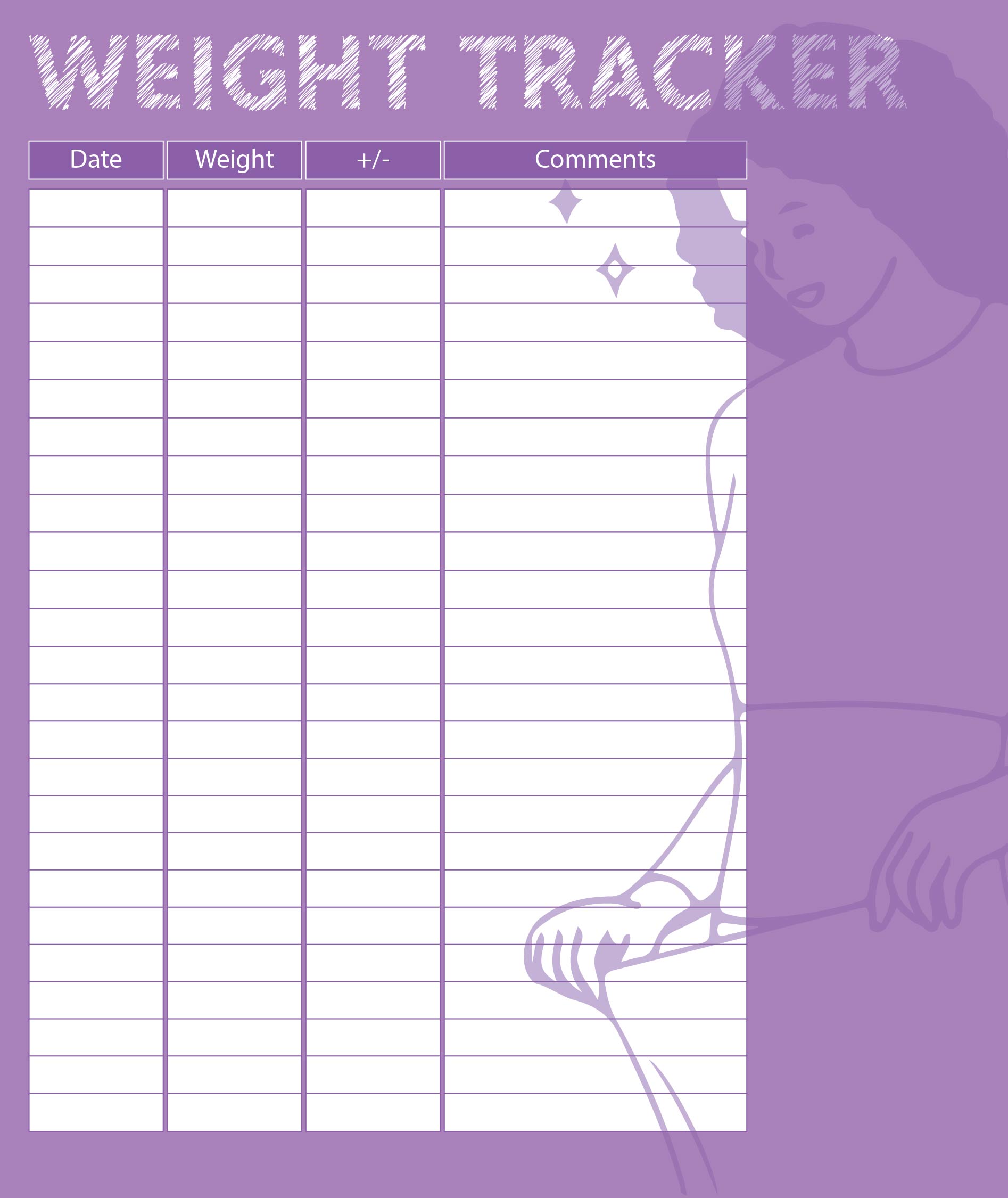 Weight Loss Journal Template