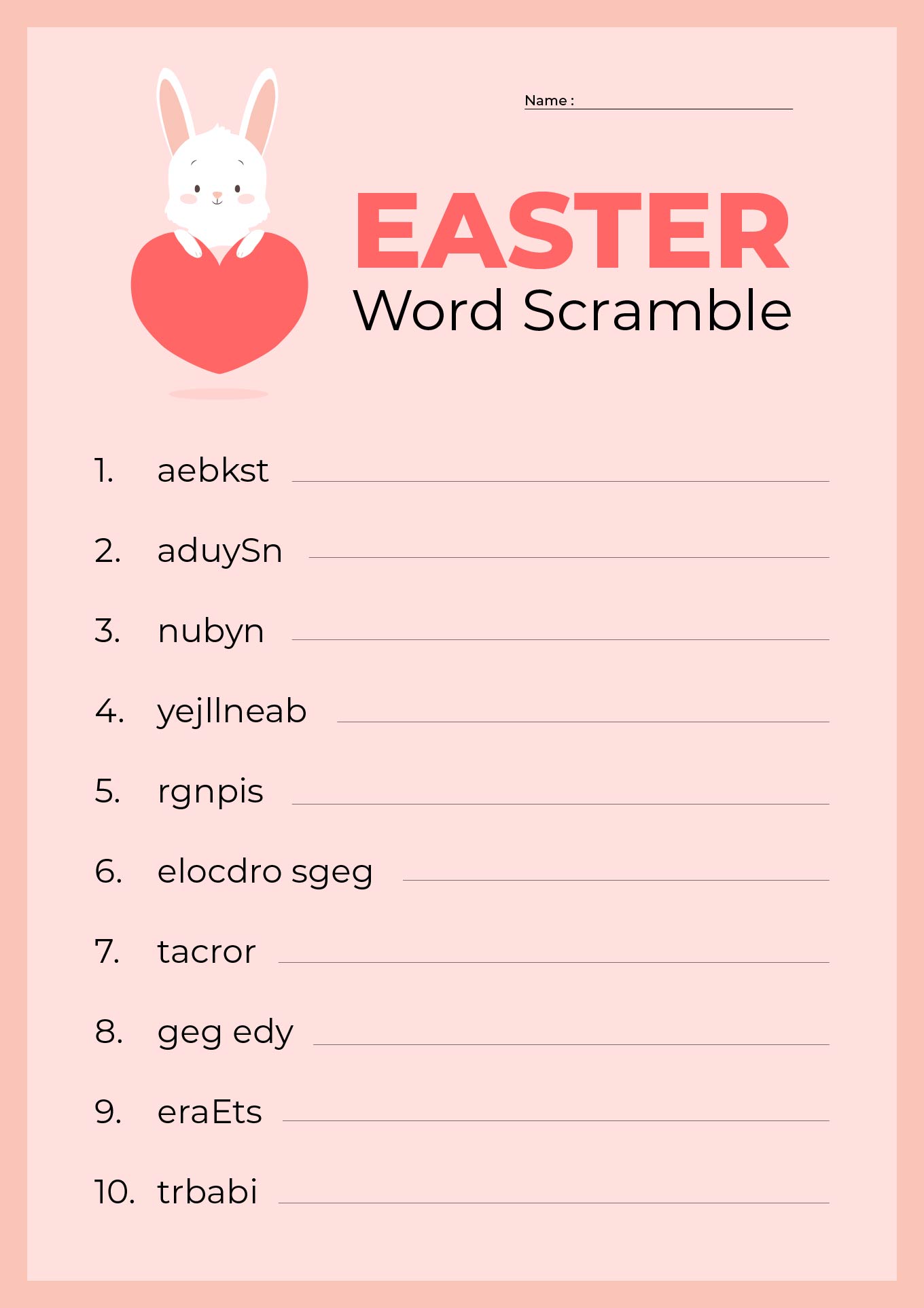 4 Best Printable Christian Easter Word Games PDF For Free At Printablee