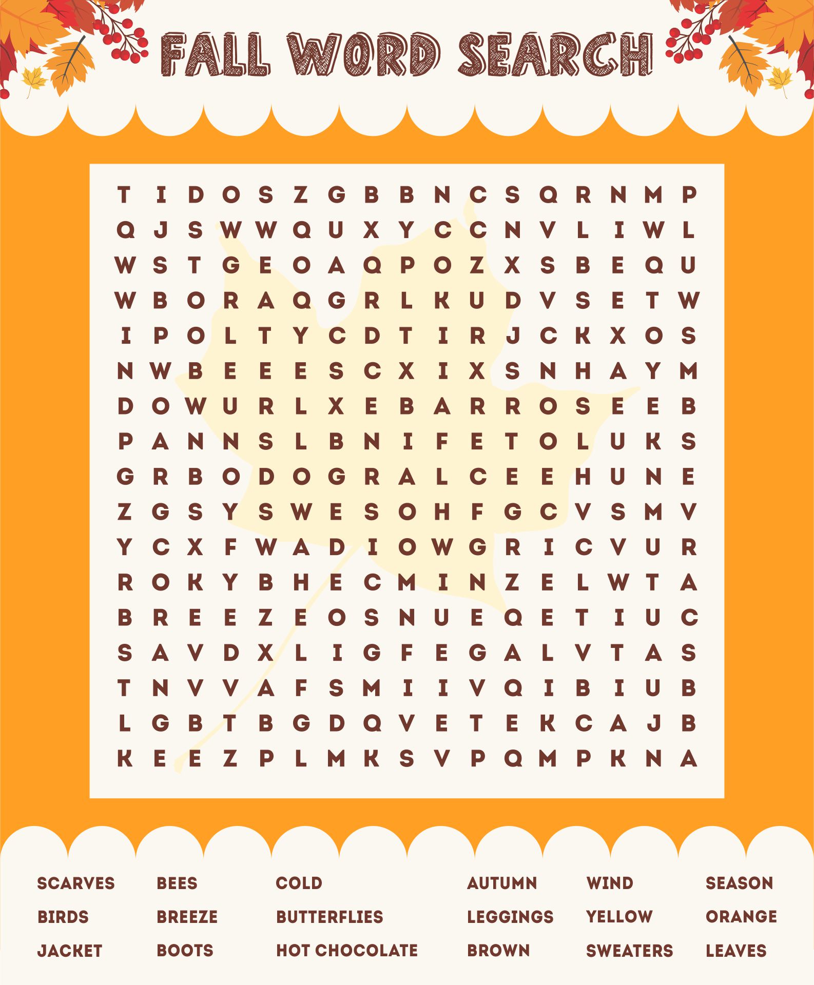 Easy Printable Word Search Games