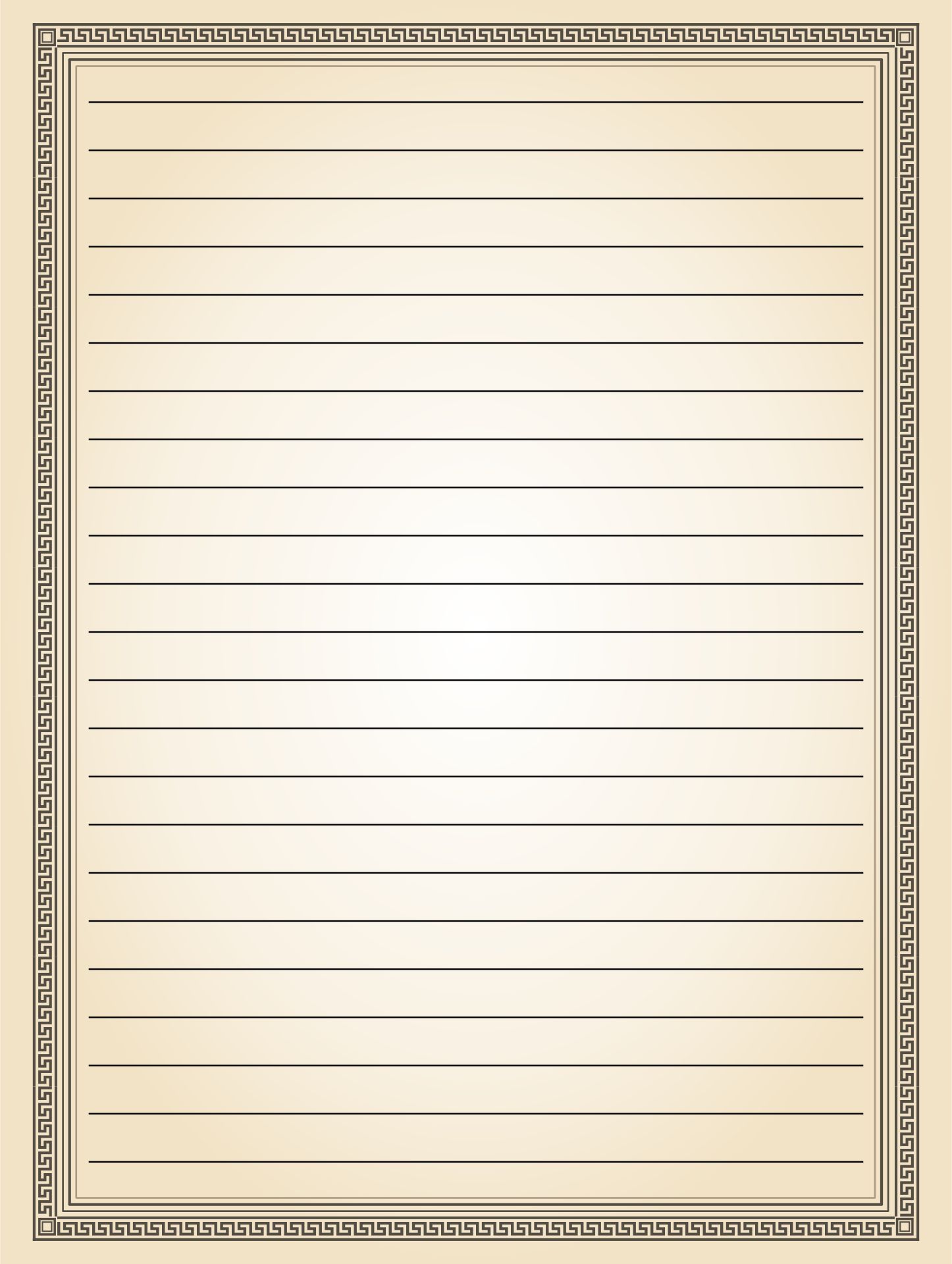 Free Writing Paper Template With Borders Printable Templates
