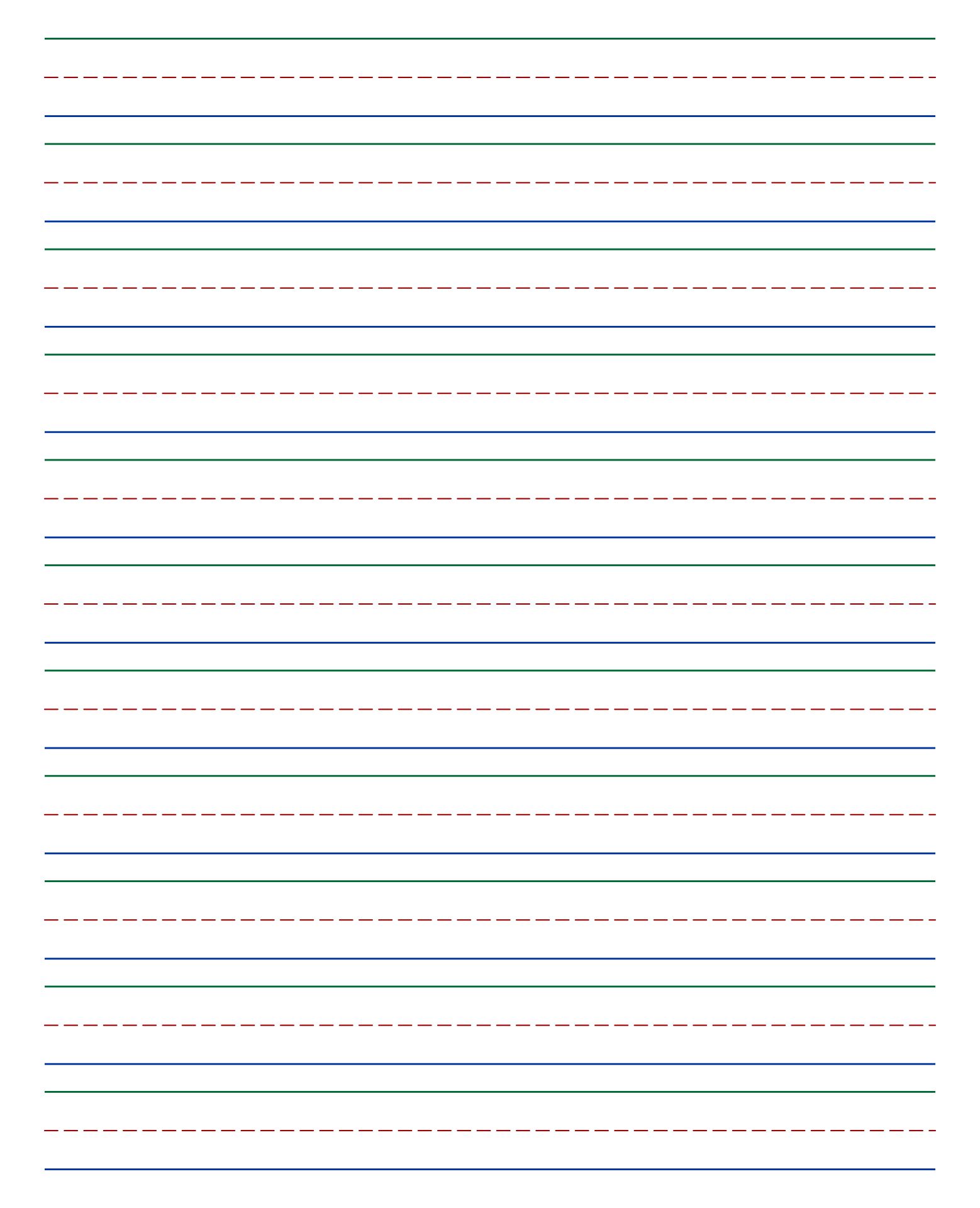 10 Best Standard Printable Lined Writing Paper PDF For Free At Printablee