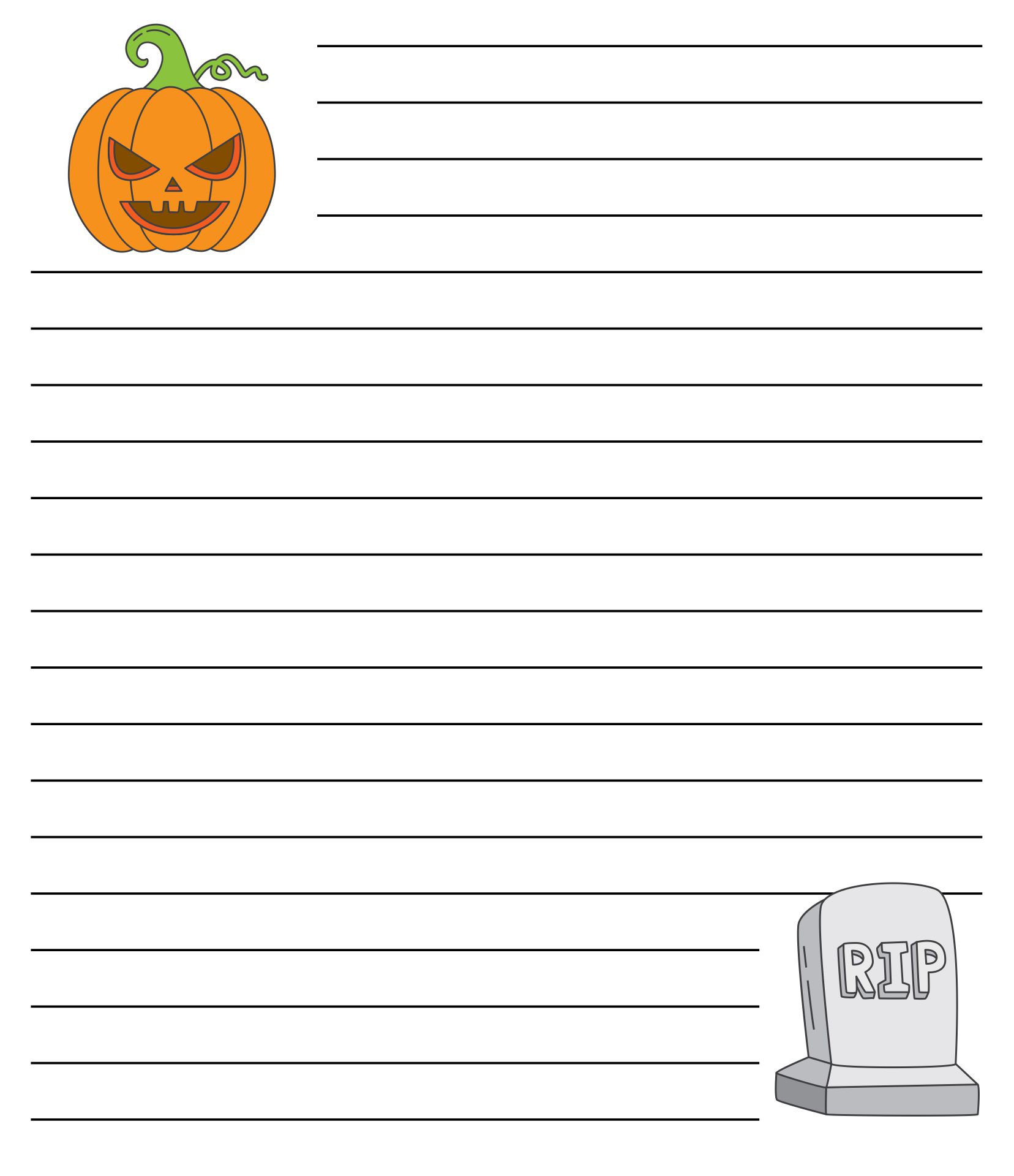 Printable Halloween Letter Head