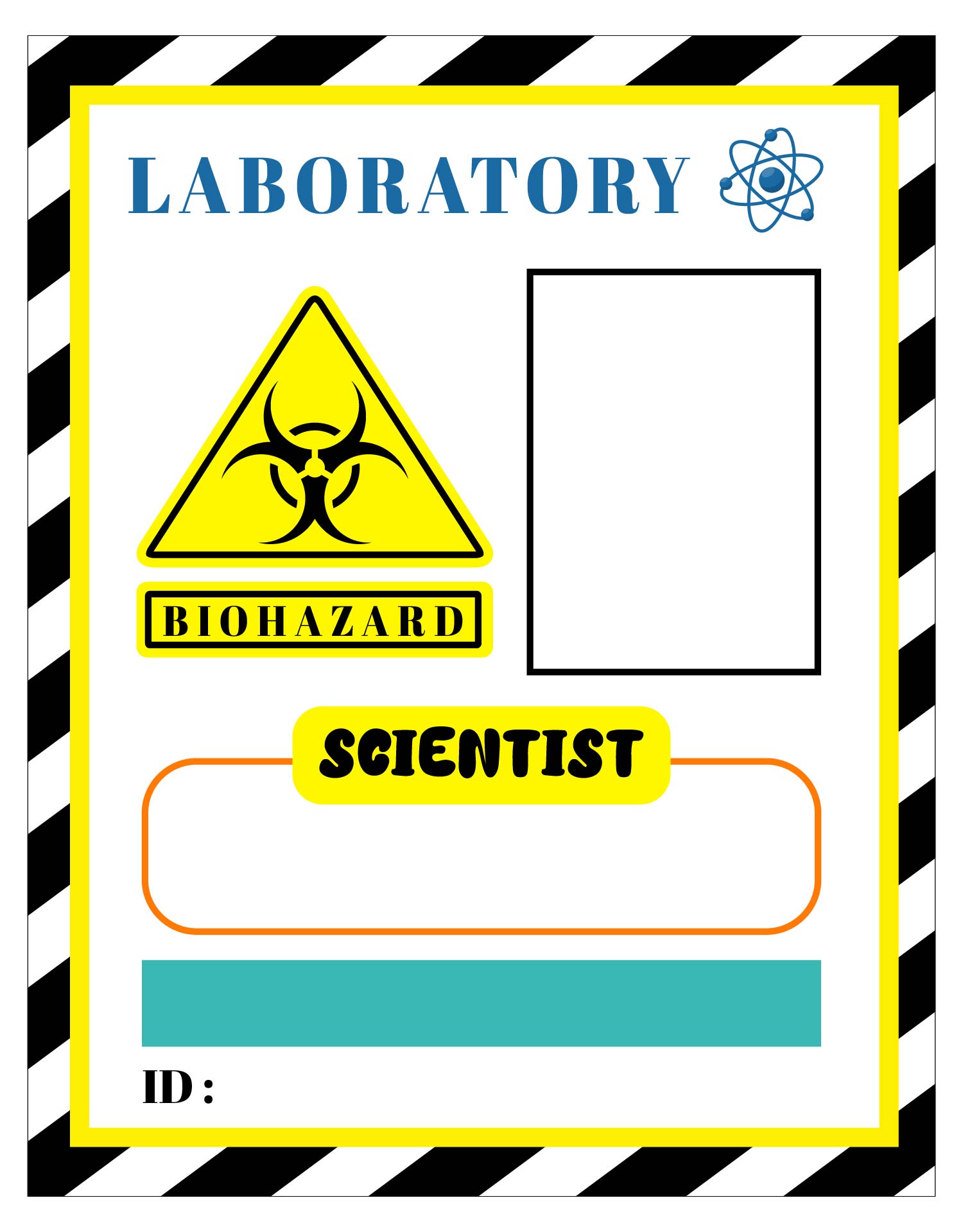 Mad Scientist Badge Printables