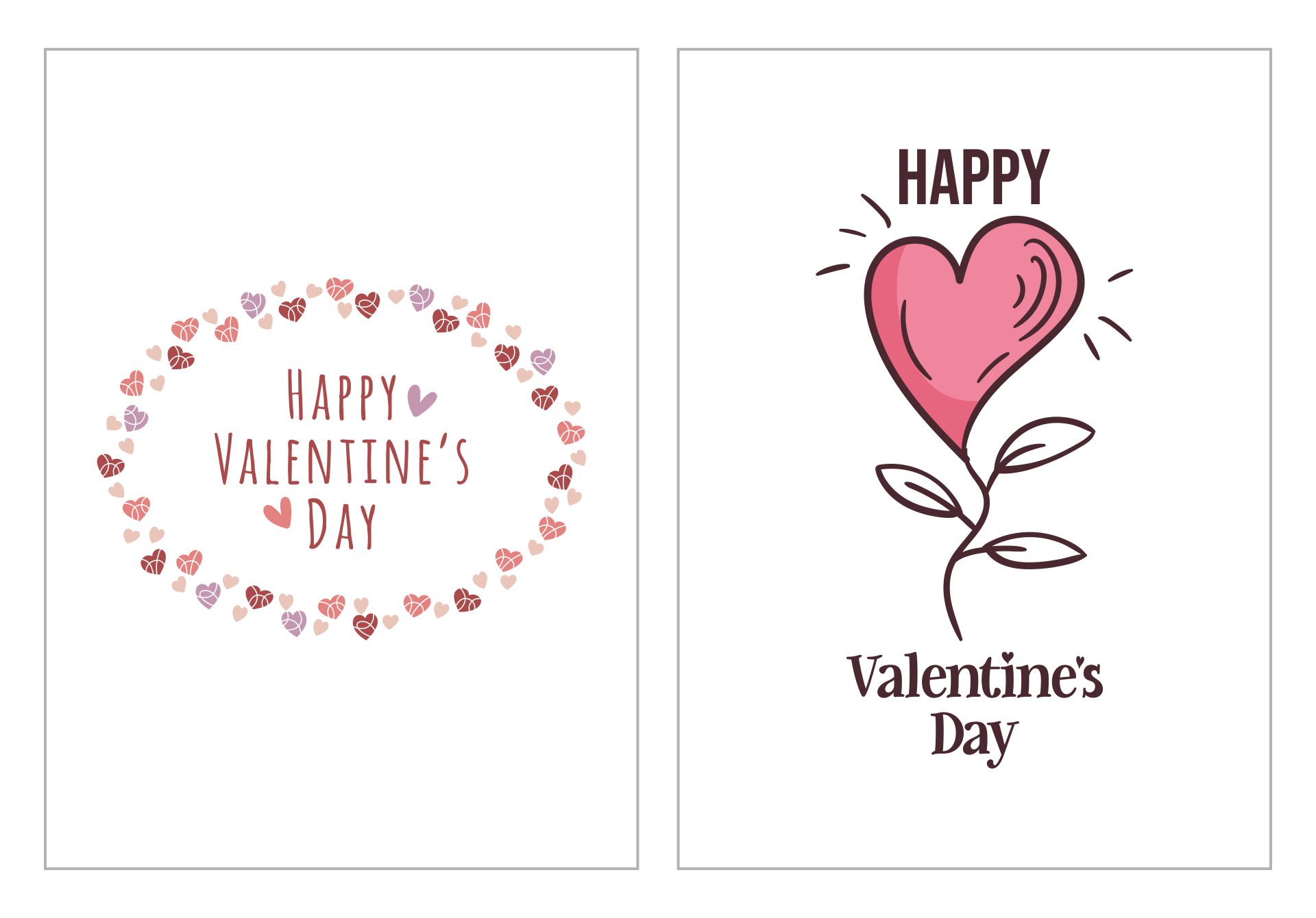 6 Best Valentine s Free Printable Templates PDF For Free At Printablee