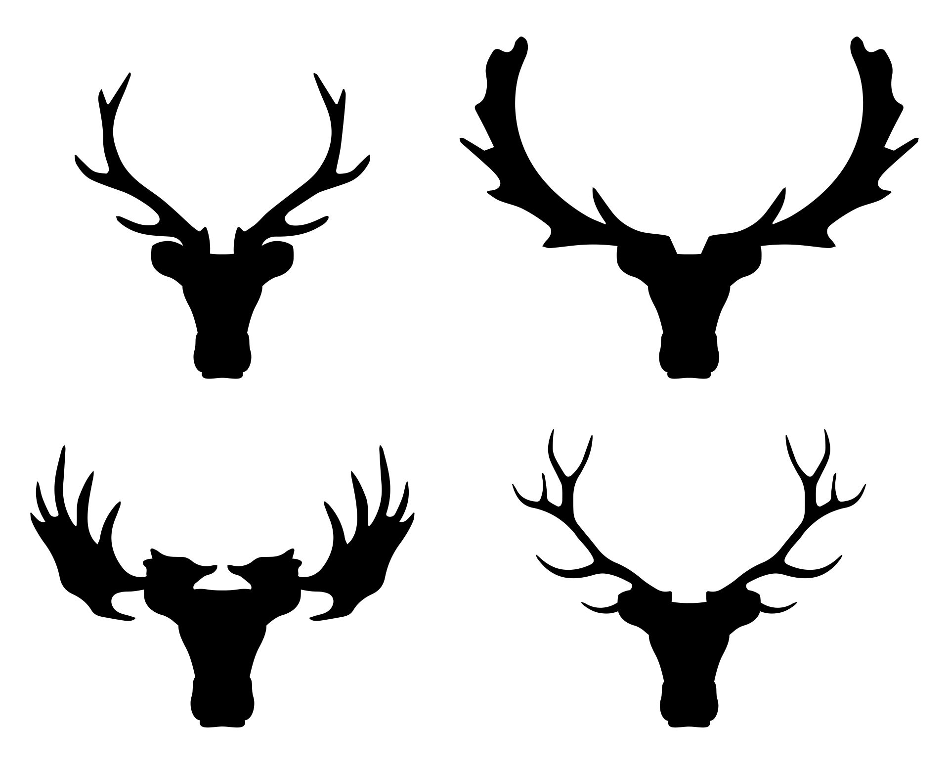 Deer Stencils 10 Free PDF Printables Printablee
