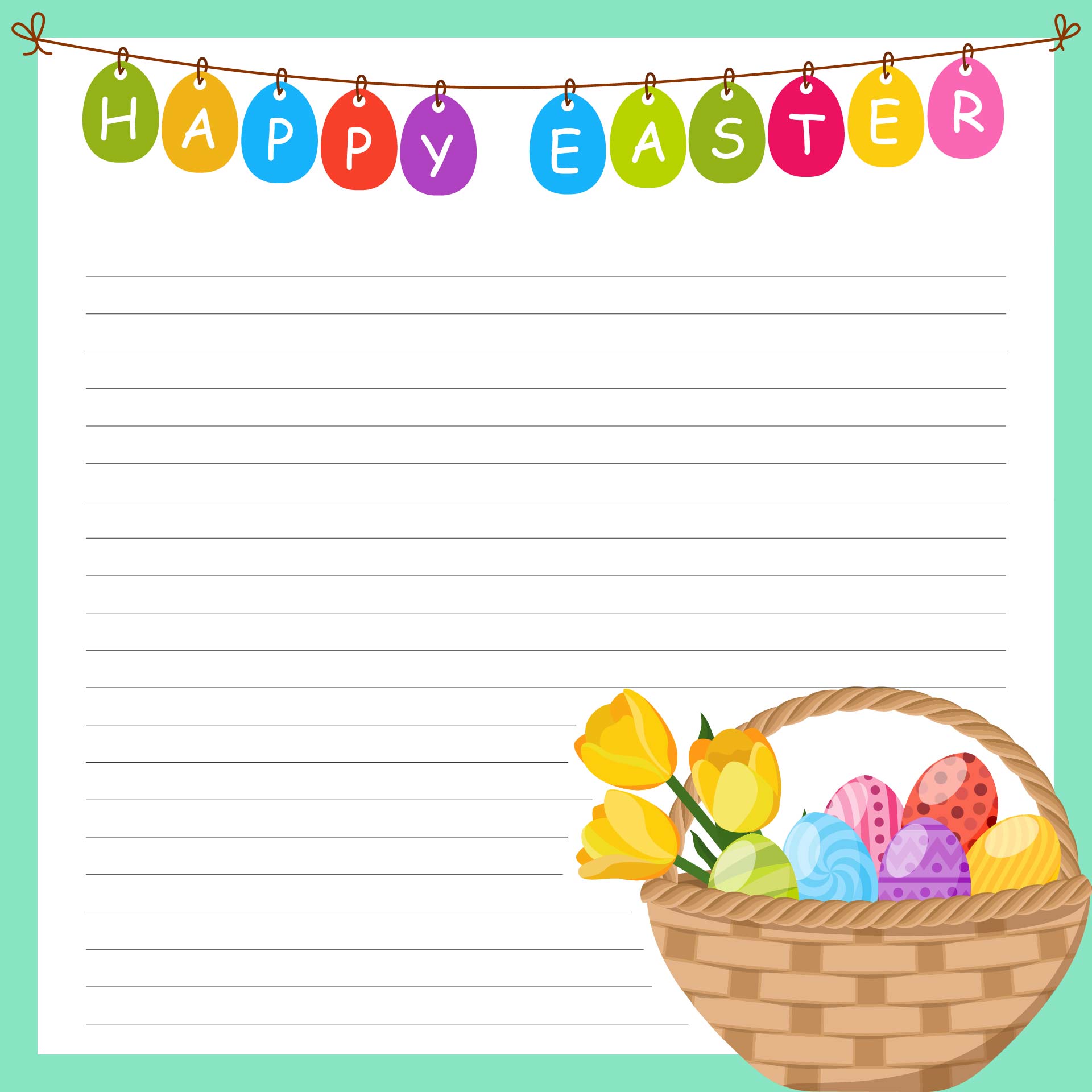 10 Best Free Printable Happy Birthday Borders