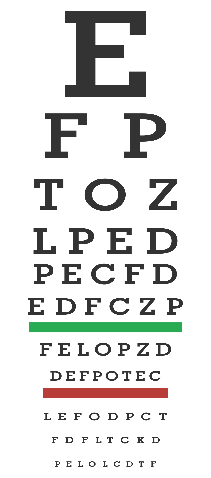 10 Best Free Printable Preschool Eye Charts - Printableecom