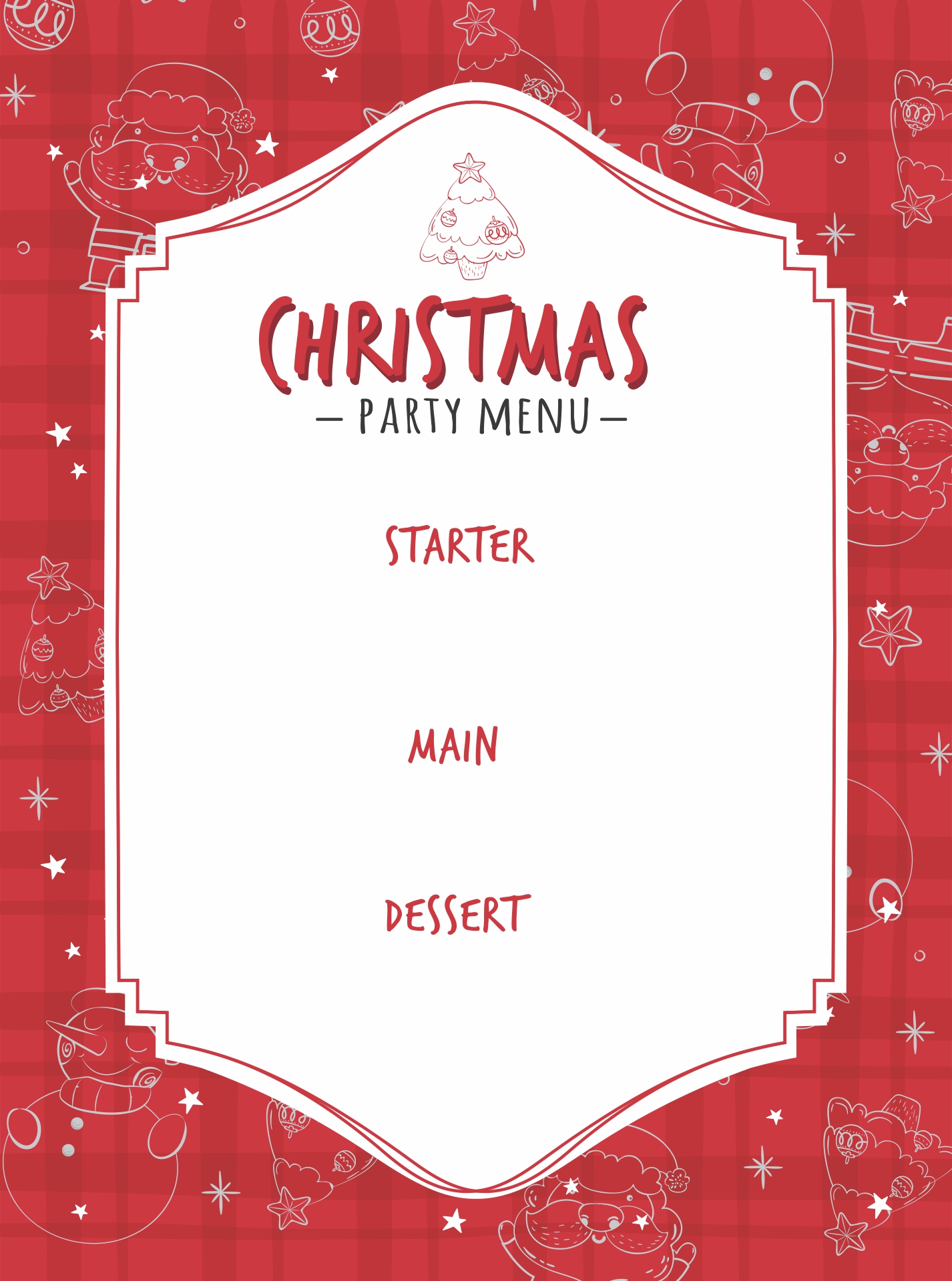 Free Stationary Christmast Templates With No Letter Head Printable