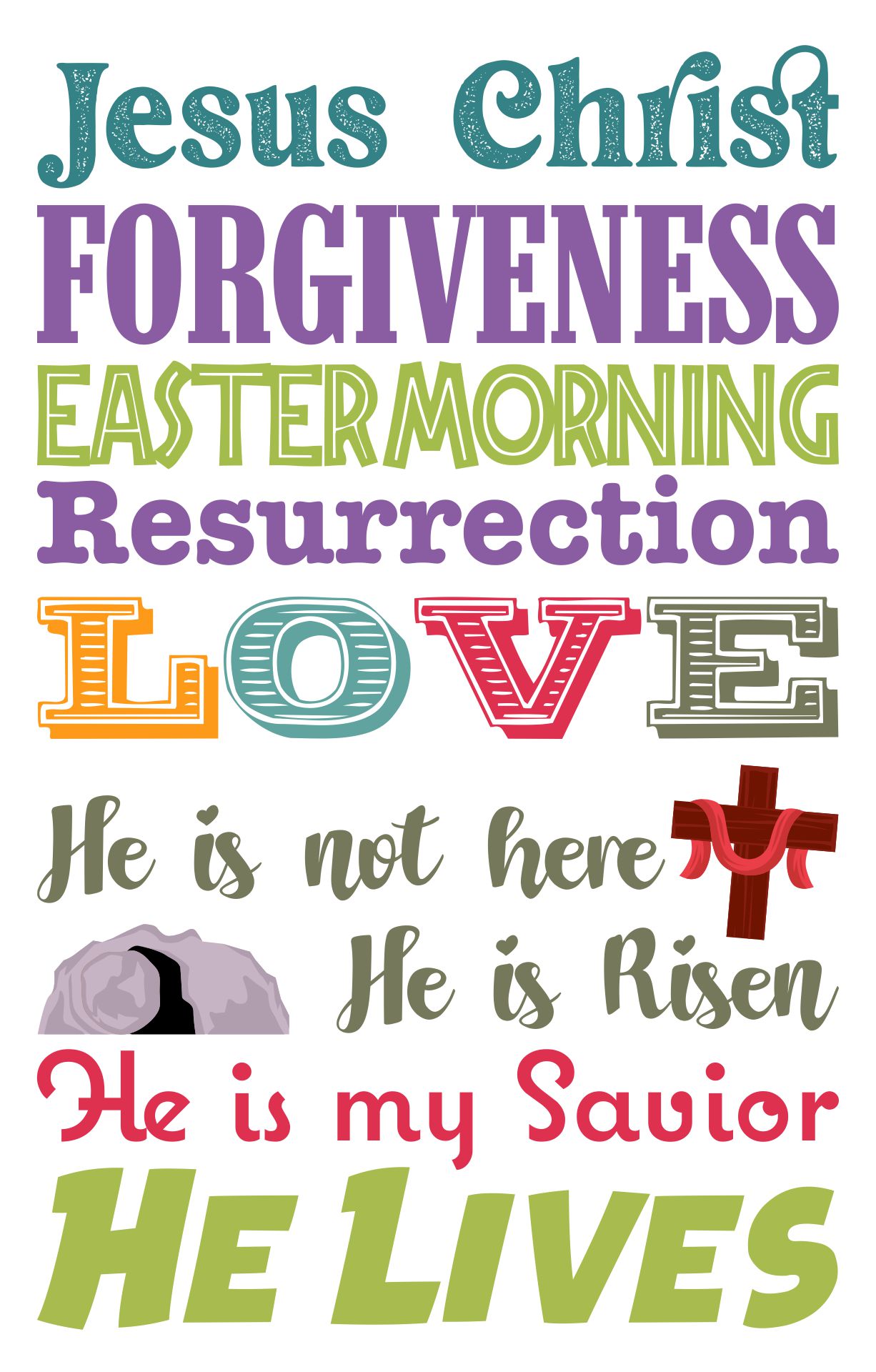 Easter Scriptures - 8 Free PDF Printables | Printablee