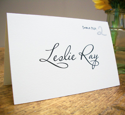 Printable Wedding Place Cards