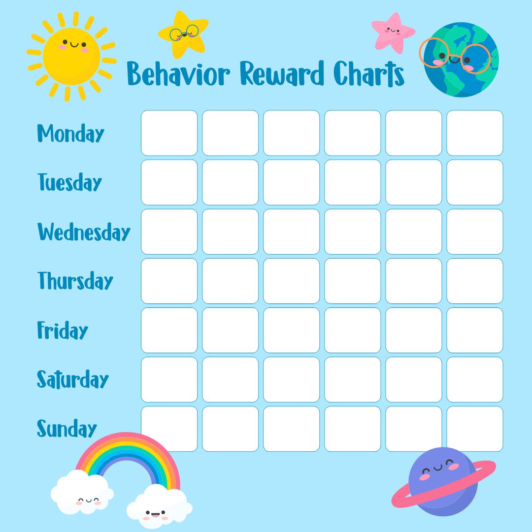8 best printable reward charts for teachers printableecom