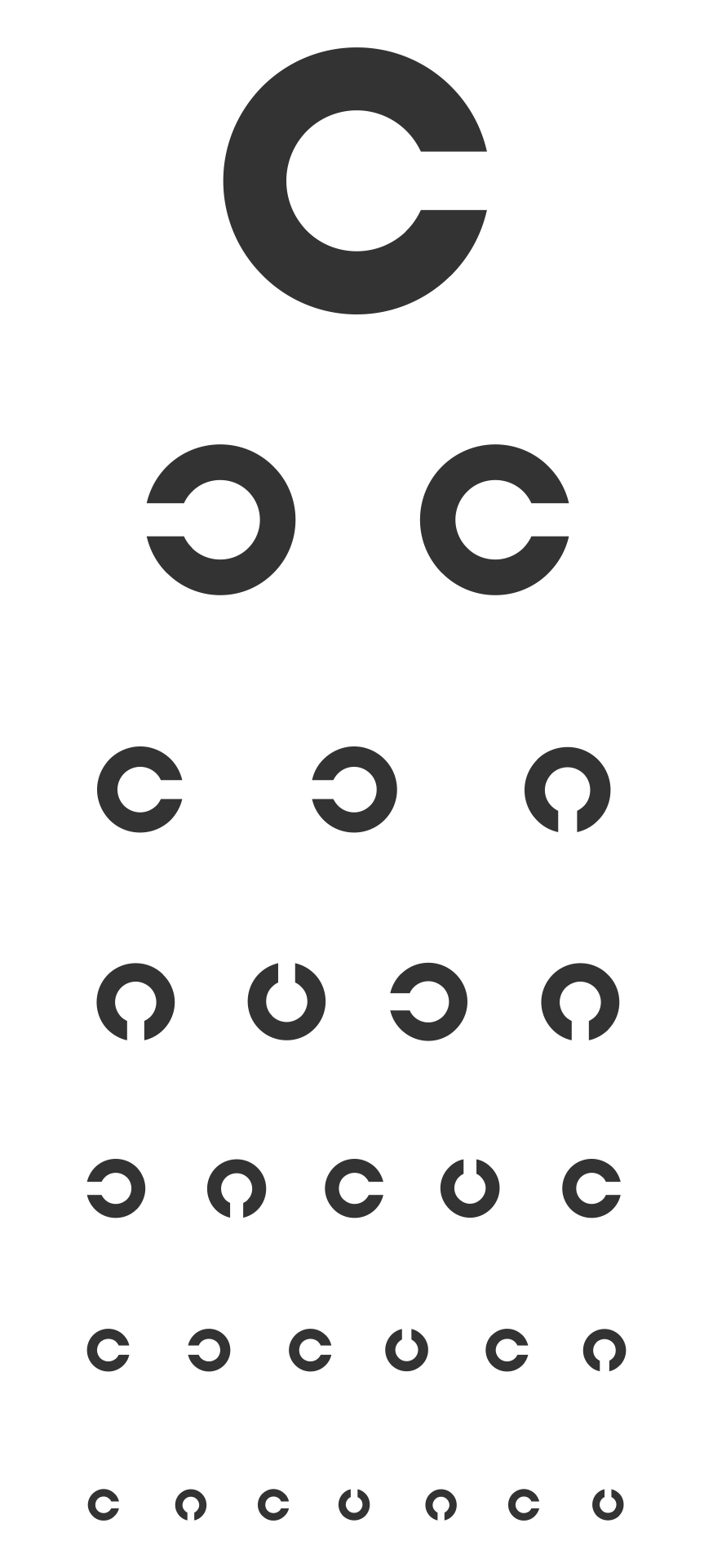 10 Best Free Printable Preschool Eye Charts - printablee.com