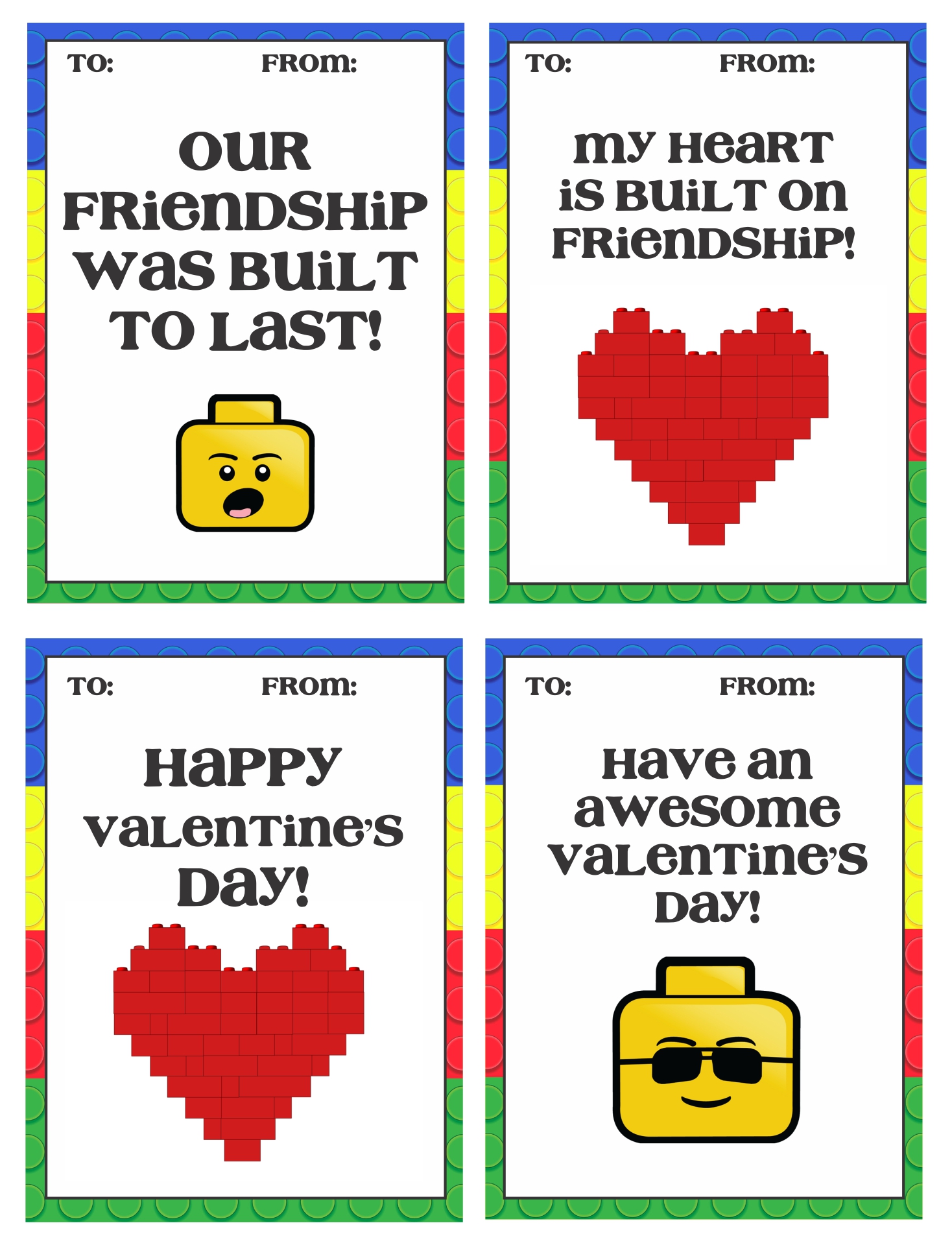 Valentine Cards For Boys Free Printables