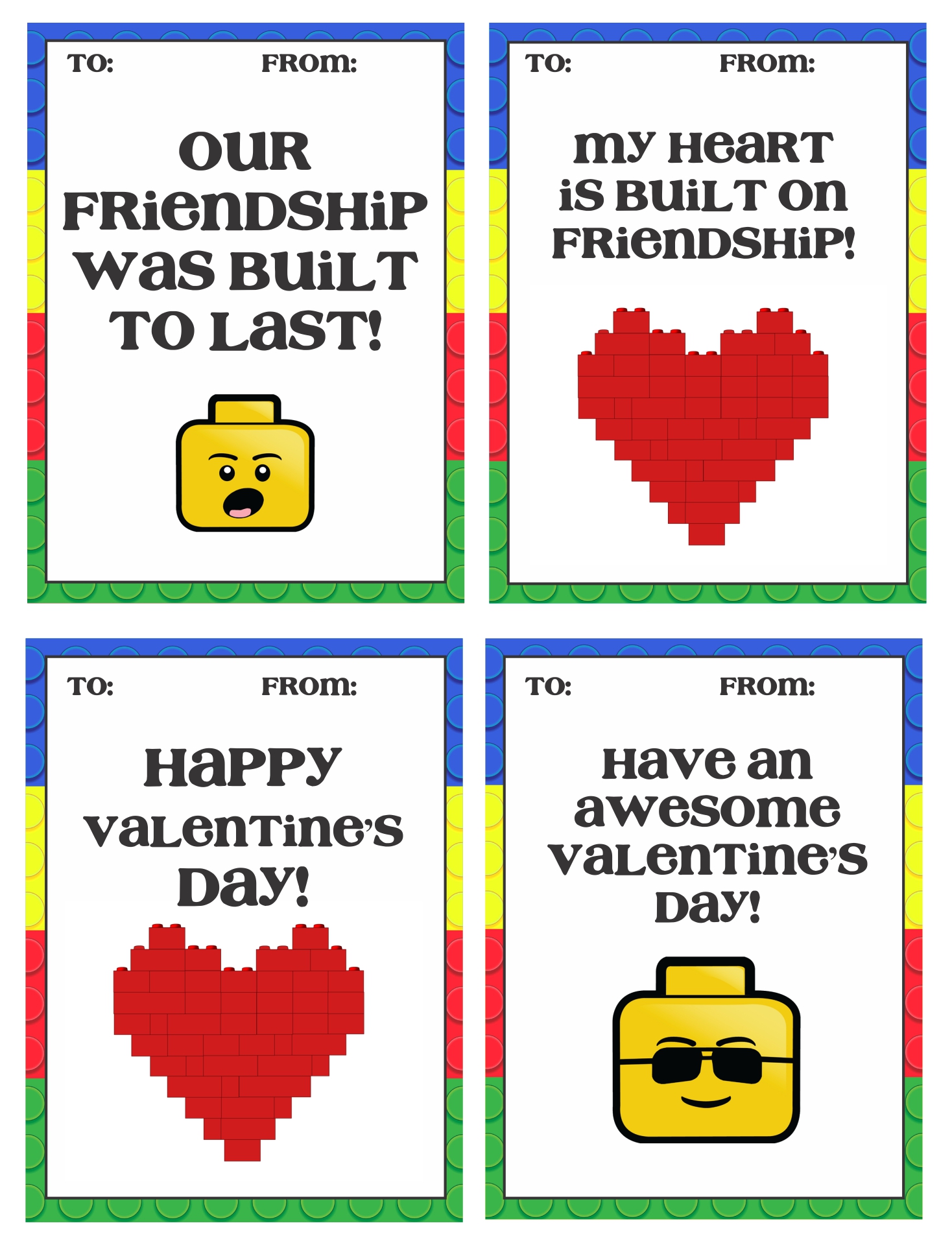 10 Best Printable Valentine Cards For Boys Printablee