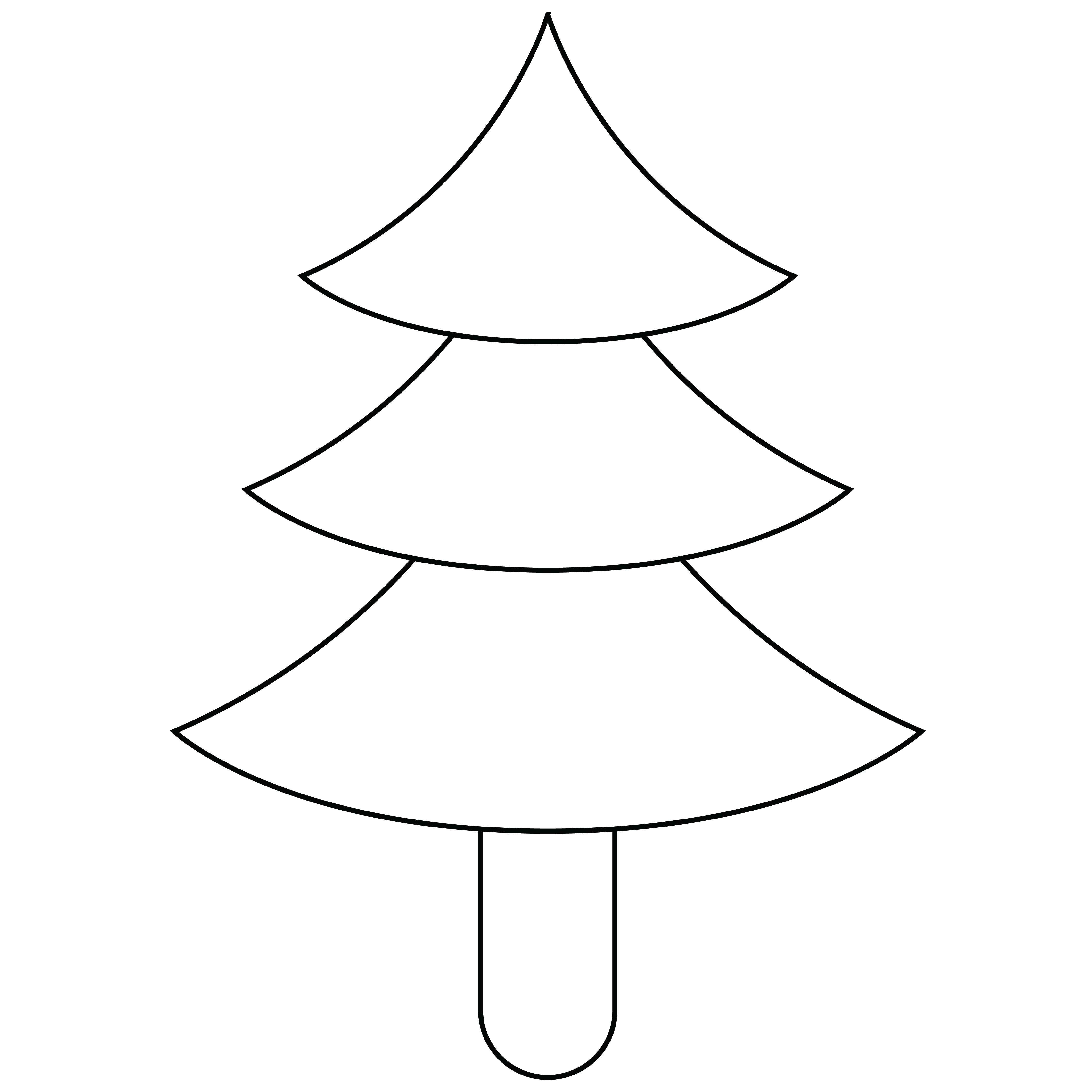 Printable Christmas Tree Pattern