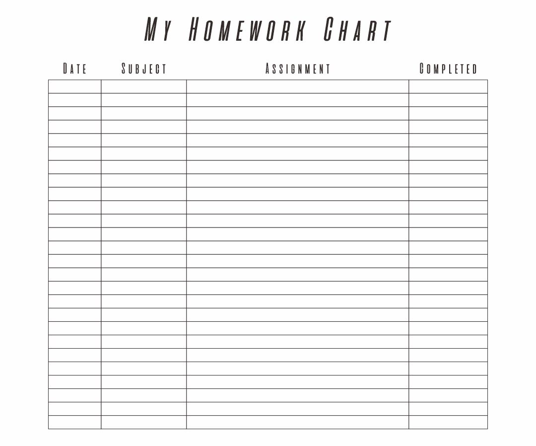 Free Printable Homework Checklist For Teachers - Free Templates Printable