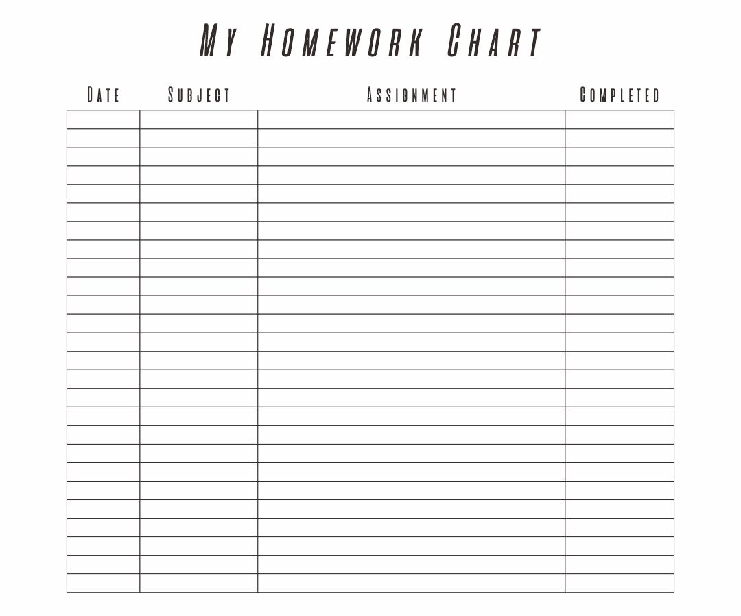 15 Best Free Printable Homework Checklist PDF For Free At Printablee