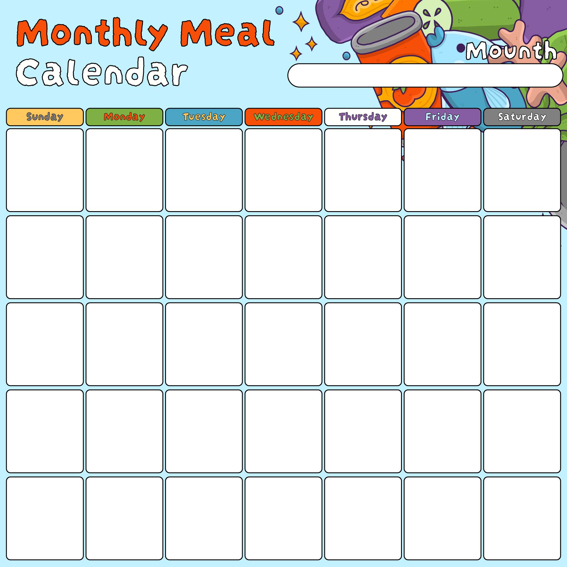 Menu Printable Images Gallery Category Page 1 - printablee.com