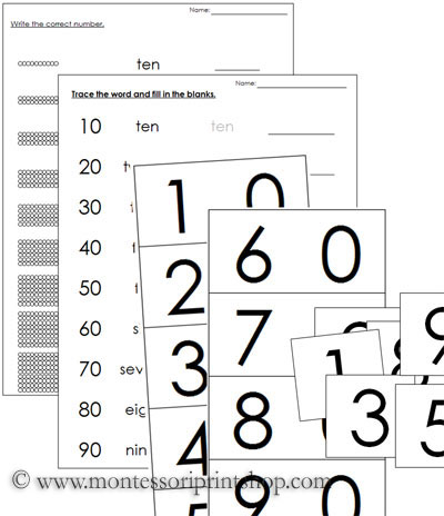 Teens Board Montessori Math Worksheet