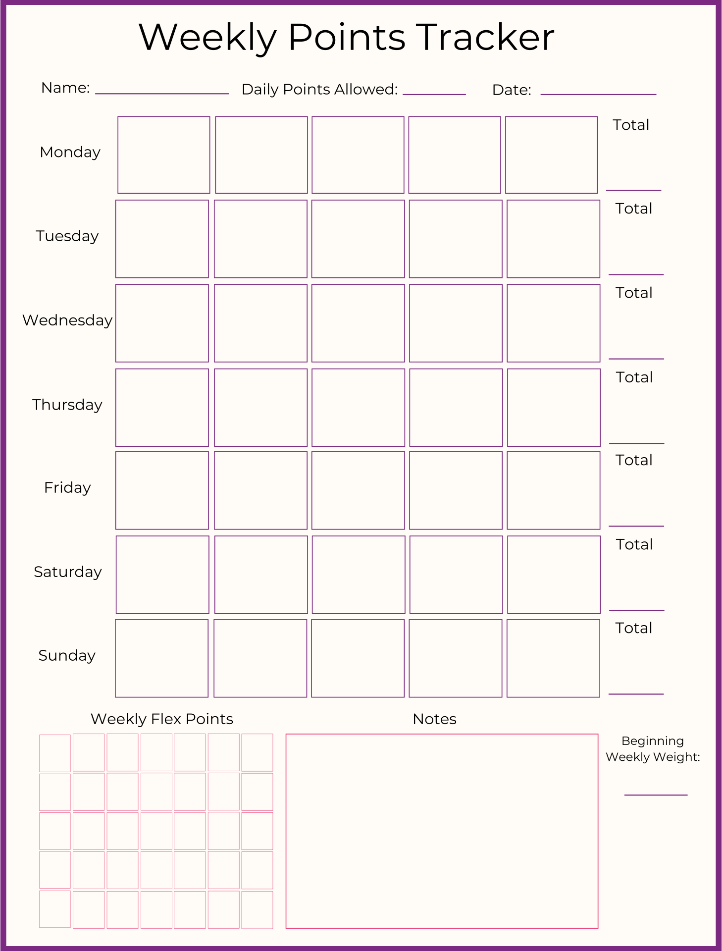10 Best Printable Blank Ledger Sheet Printablee