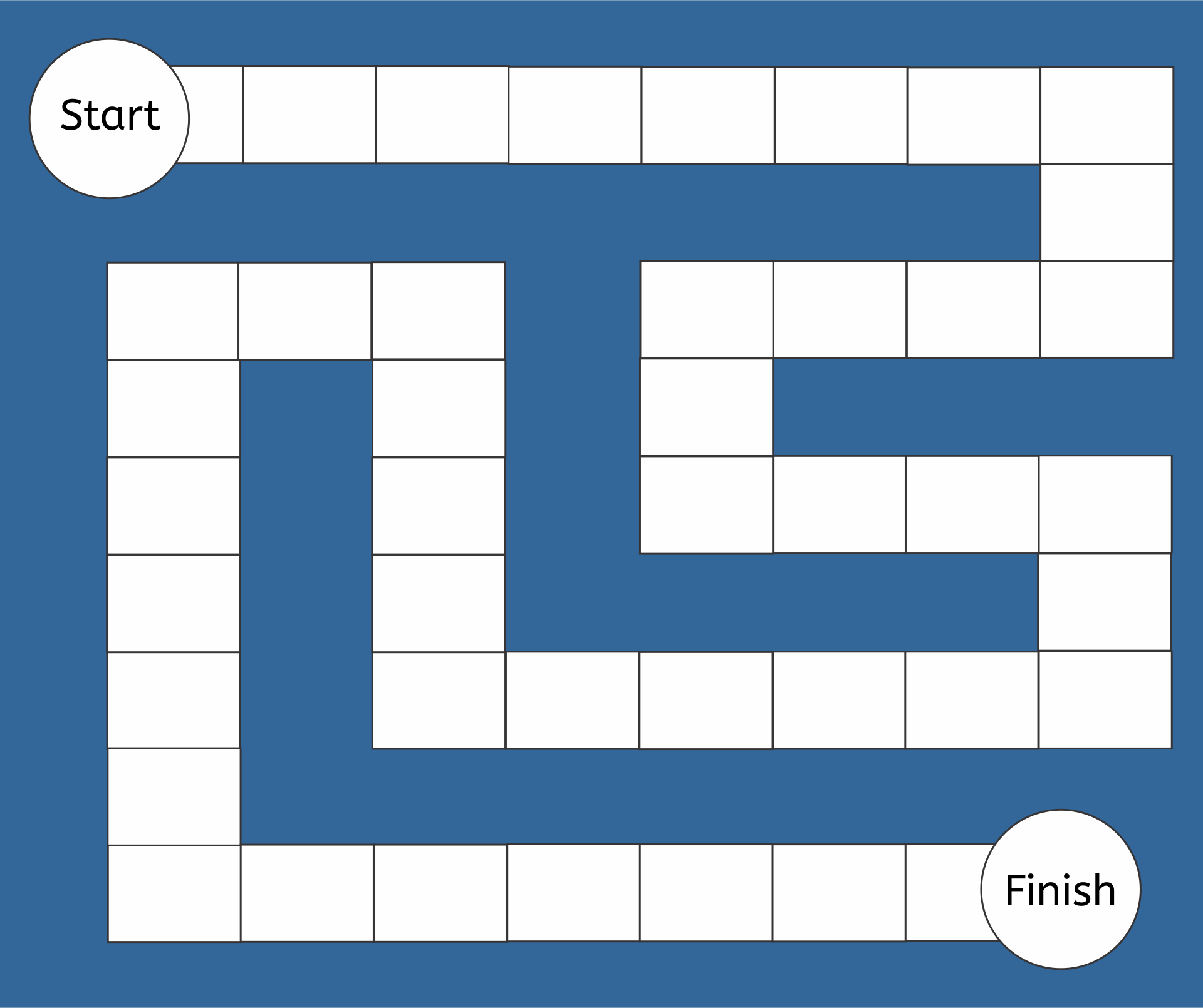 printable game of life board template