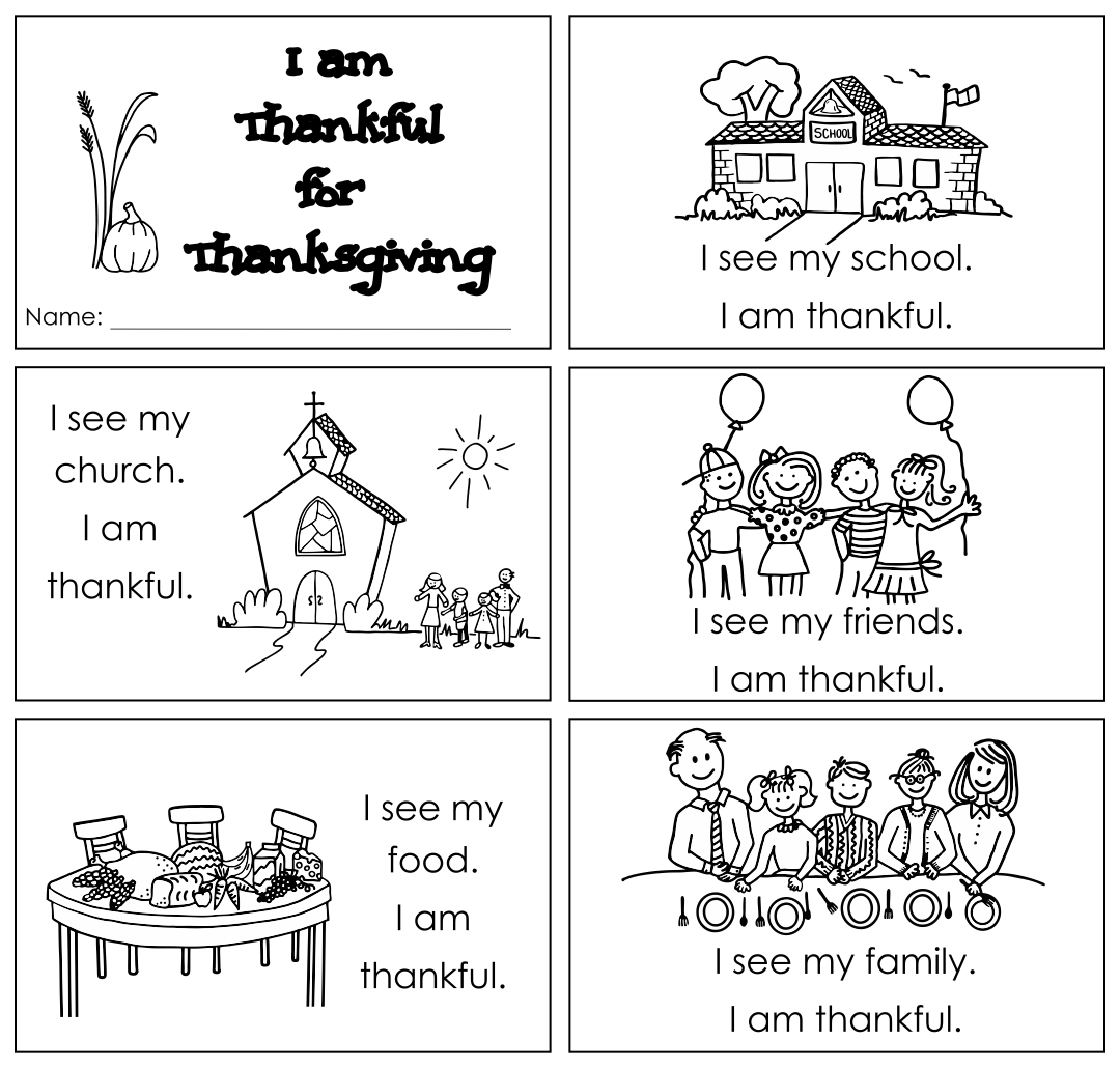 4 Best Printable Thanksgiving Books For Kindergarten - printablee.com