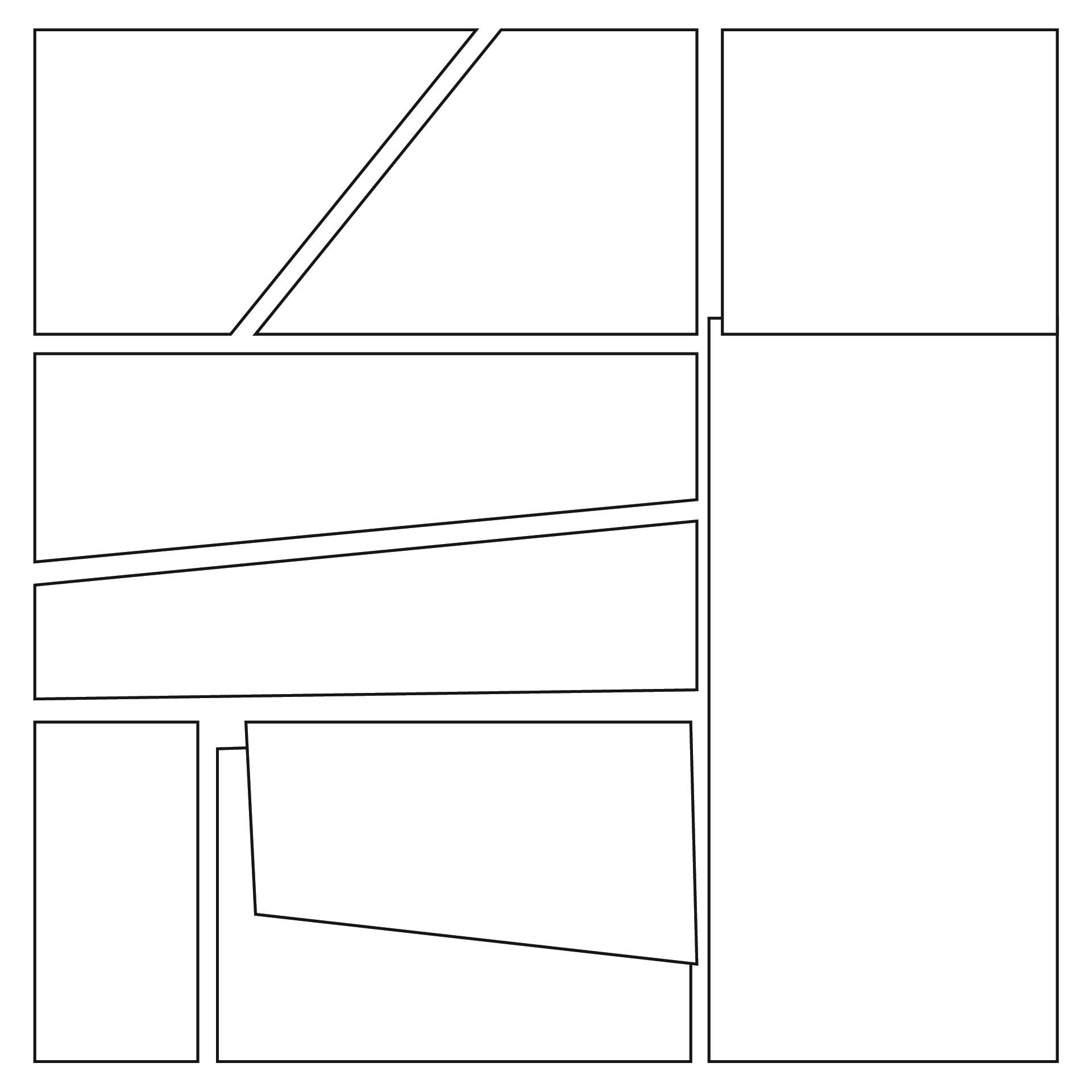 24 Best Comic Book Templates Printable Free - printablee.com Intended For Printable Blank Comic Strip Template For Kids
