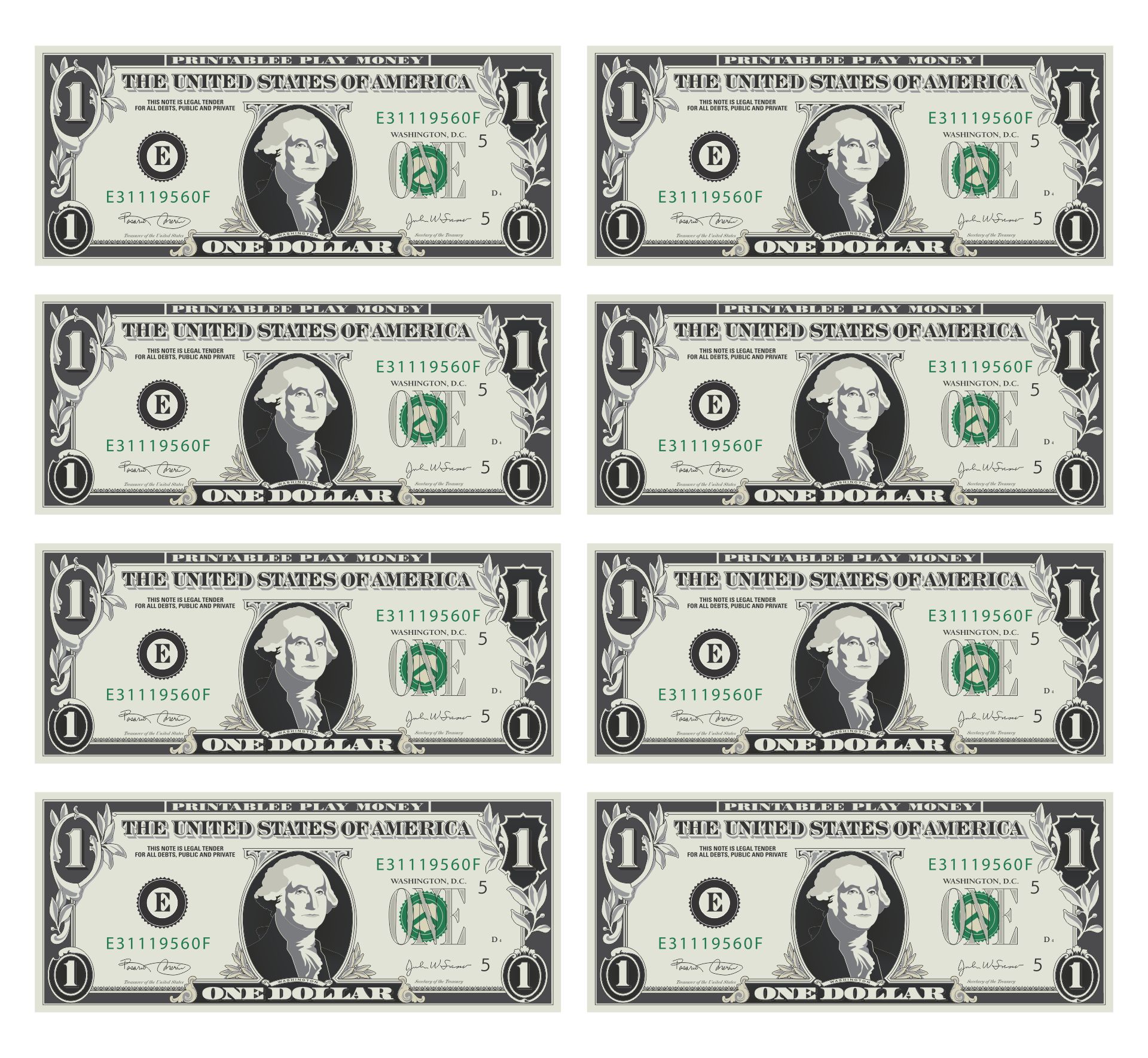 Phony Money - 10 Free PDF Printables | Printablee