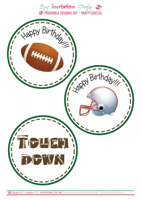 Football Party Printables Free