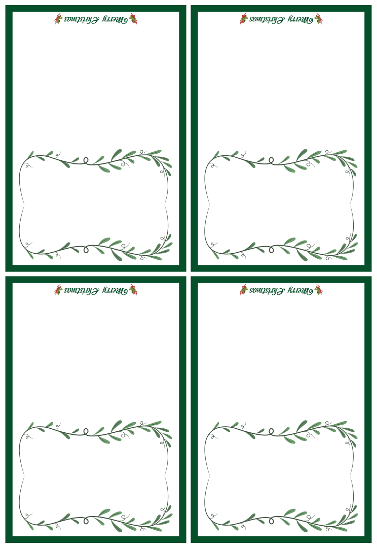 10 Best Printable Christmas Place Cards PDF For Free At Printablee