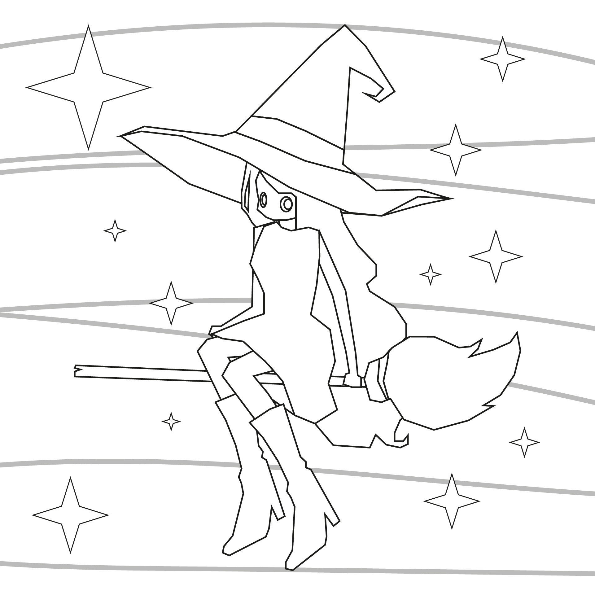 Witch Printable