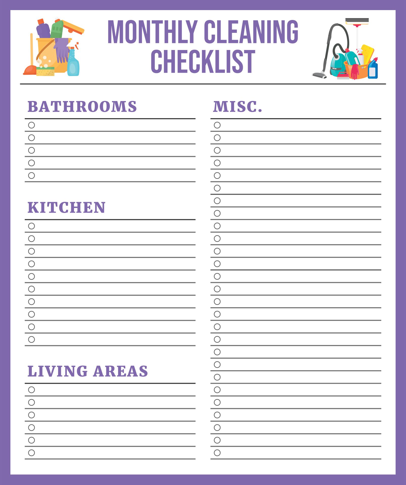 home-cleaning-checklist-template