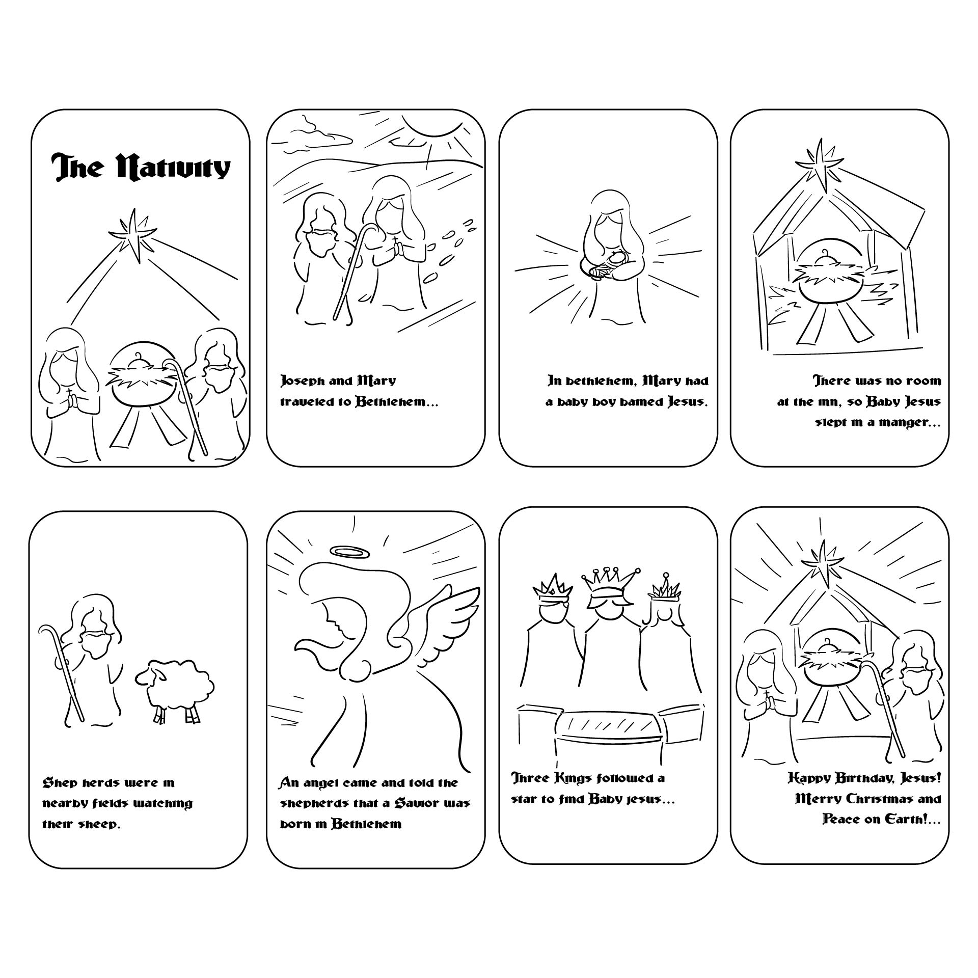 10 Best Nativity Story Printable Book