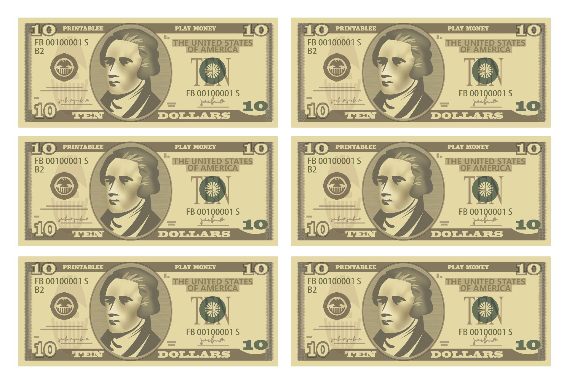 10 Best Printable Phony Money