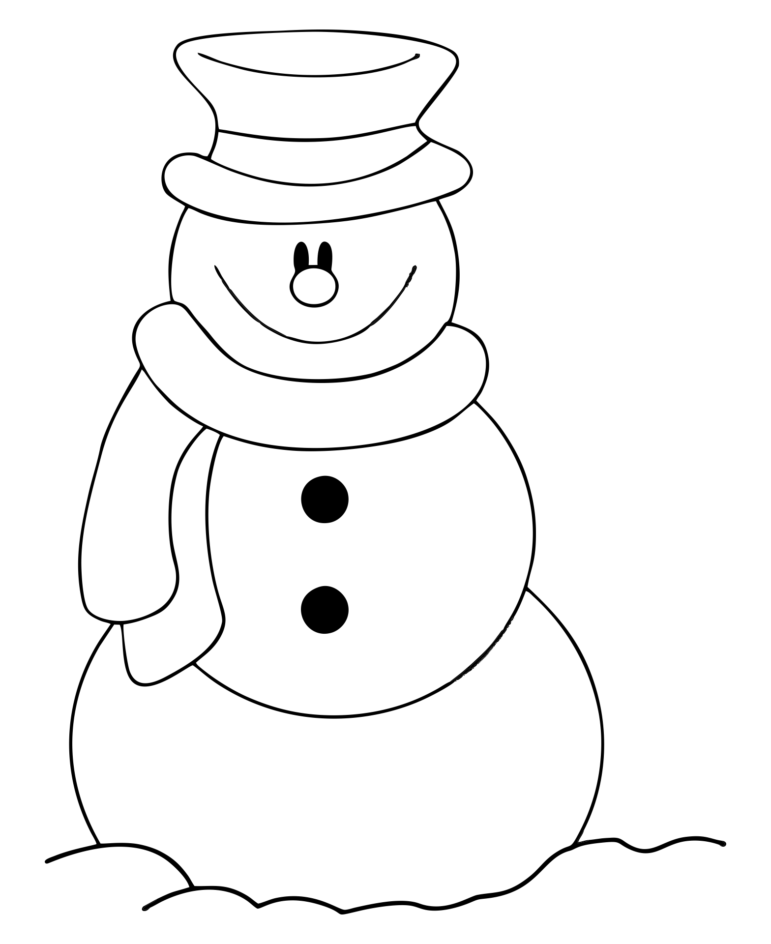 Christmas Snowman 10 Free PDF Printables Printablee