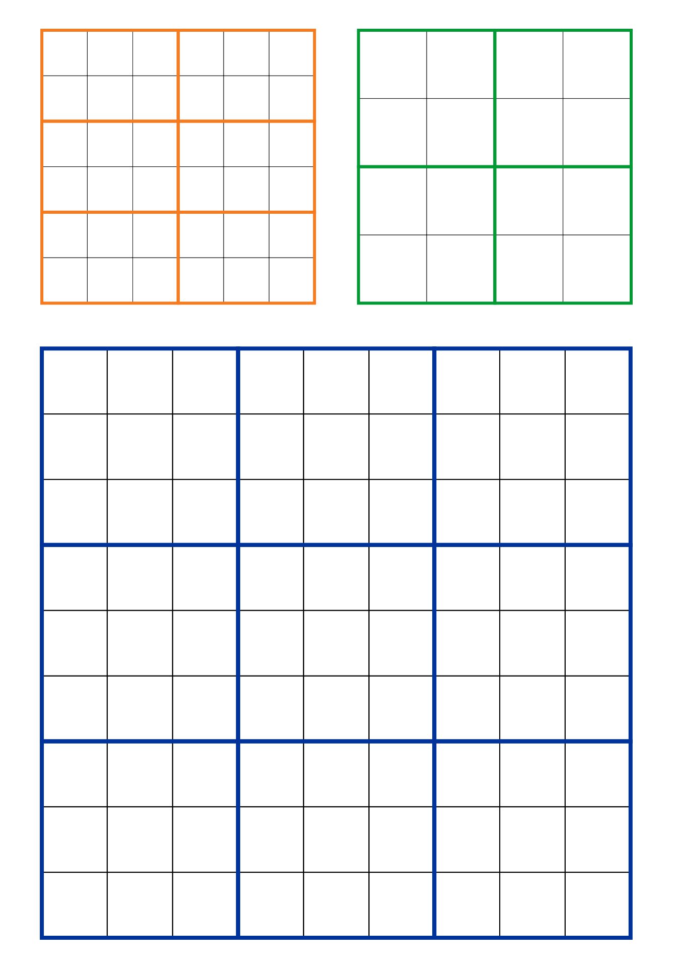 Free Printable Sudoku Grids Printable Templates