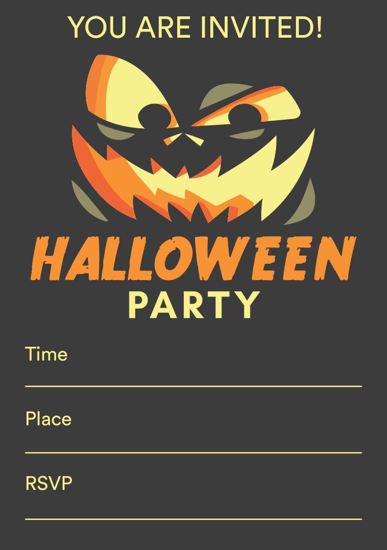 9 Best Halloween Birthday Party Free Printables - printablee.com