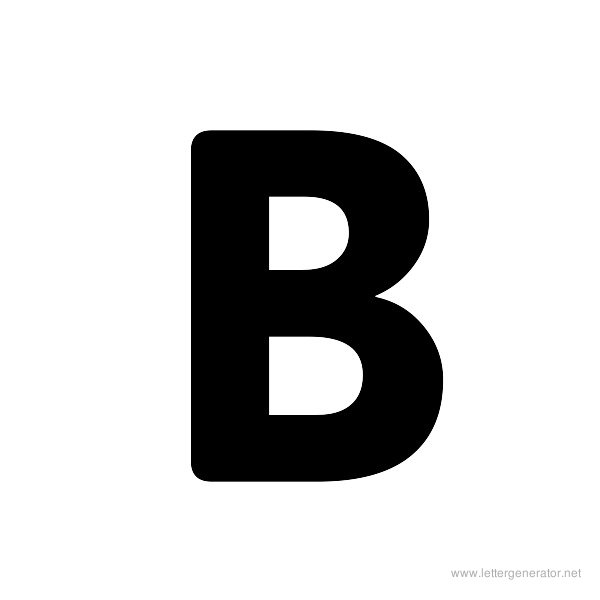 Printable Bold Letters Alphabet