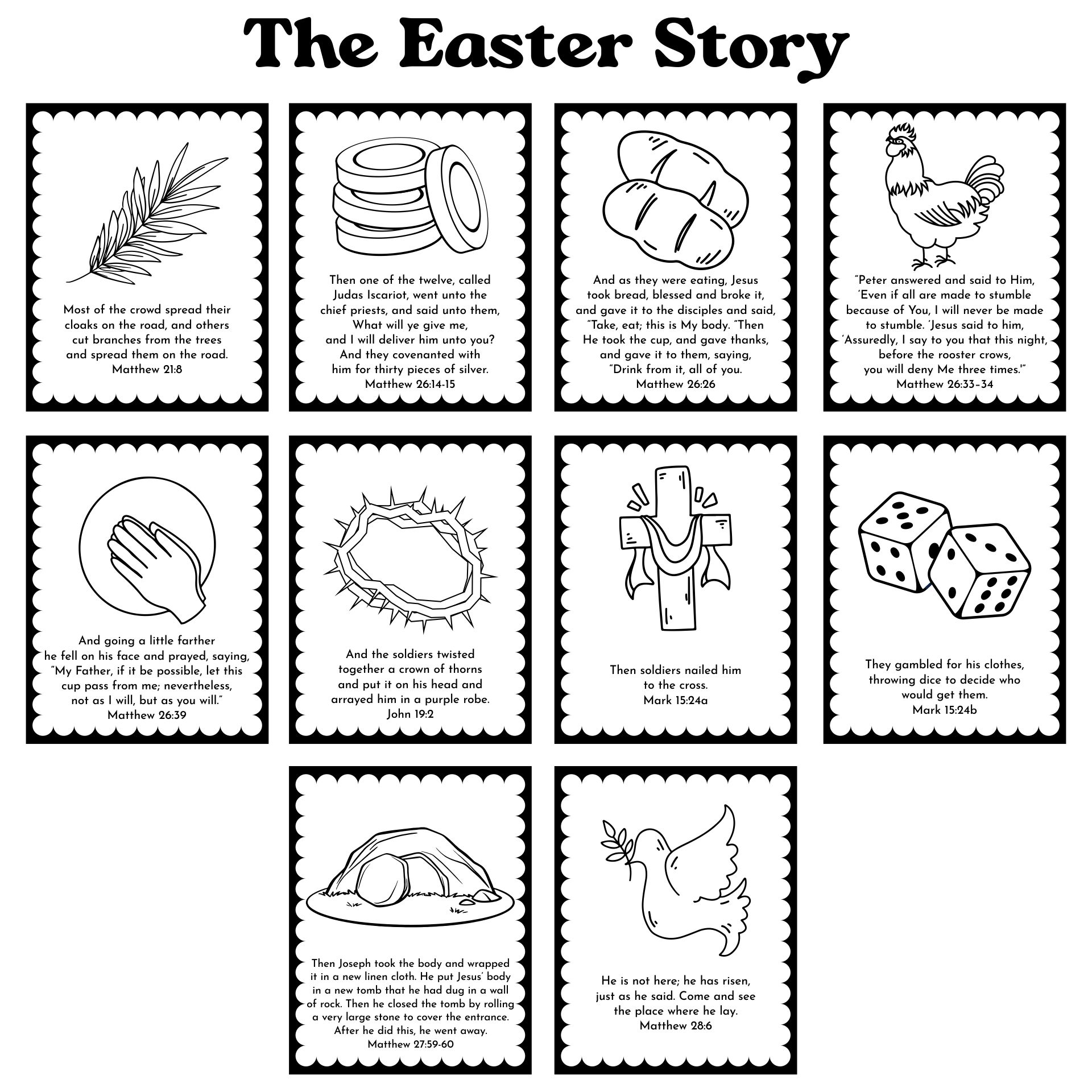 Easter Story Printables
