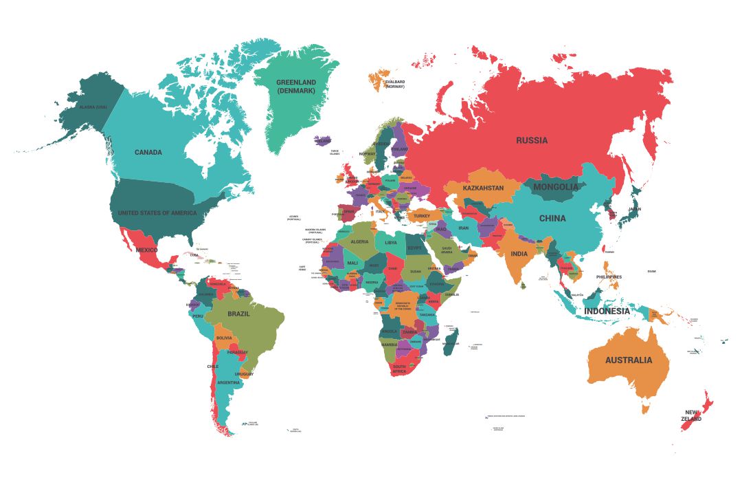 10 best large blank world maps printable printablee com