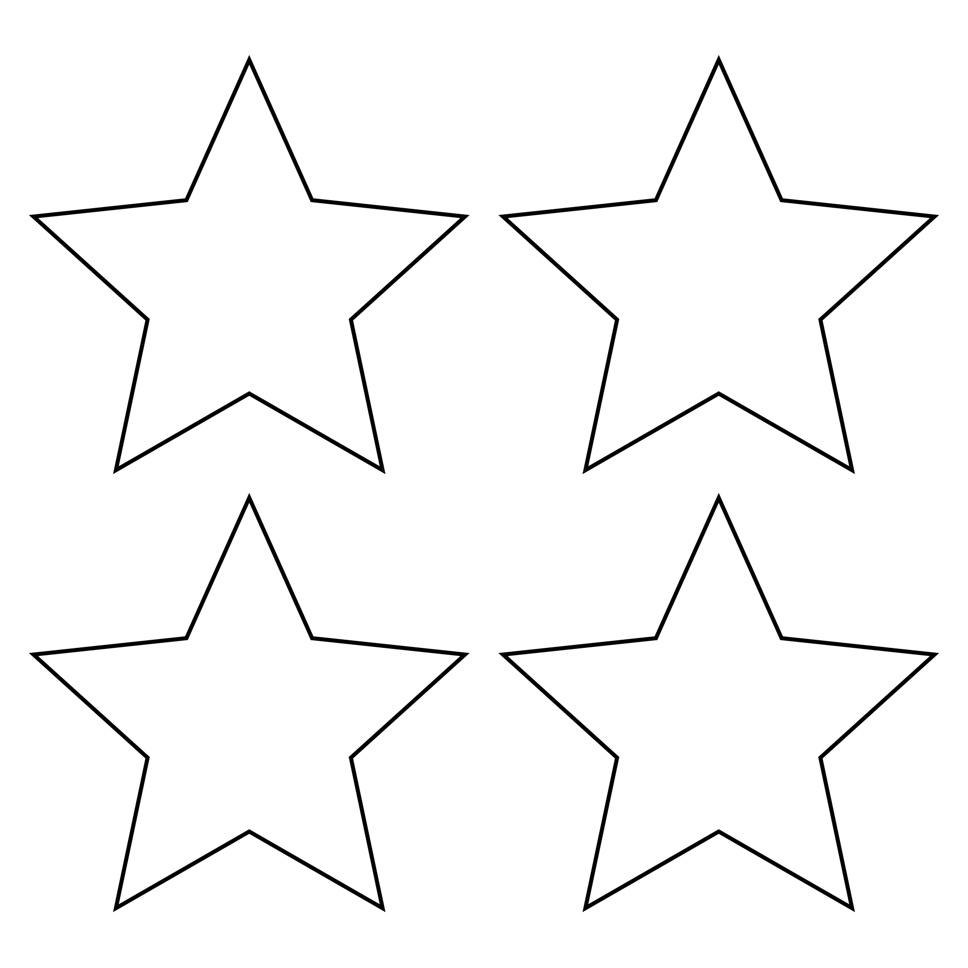 6 Best Fancy Christmas Star Template Printable PDF for Free at Printablee